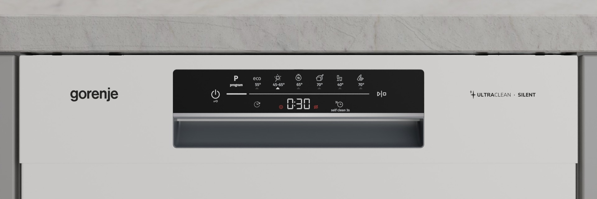GORENJE Unterbaugeschirrspüler »GU642D90W«, 14 Maßgedecke
