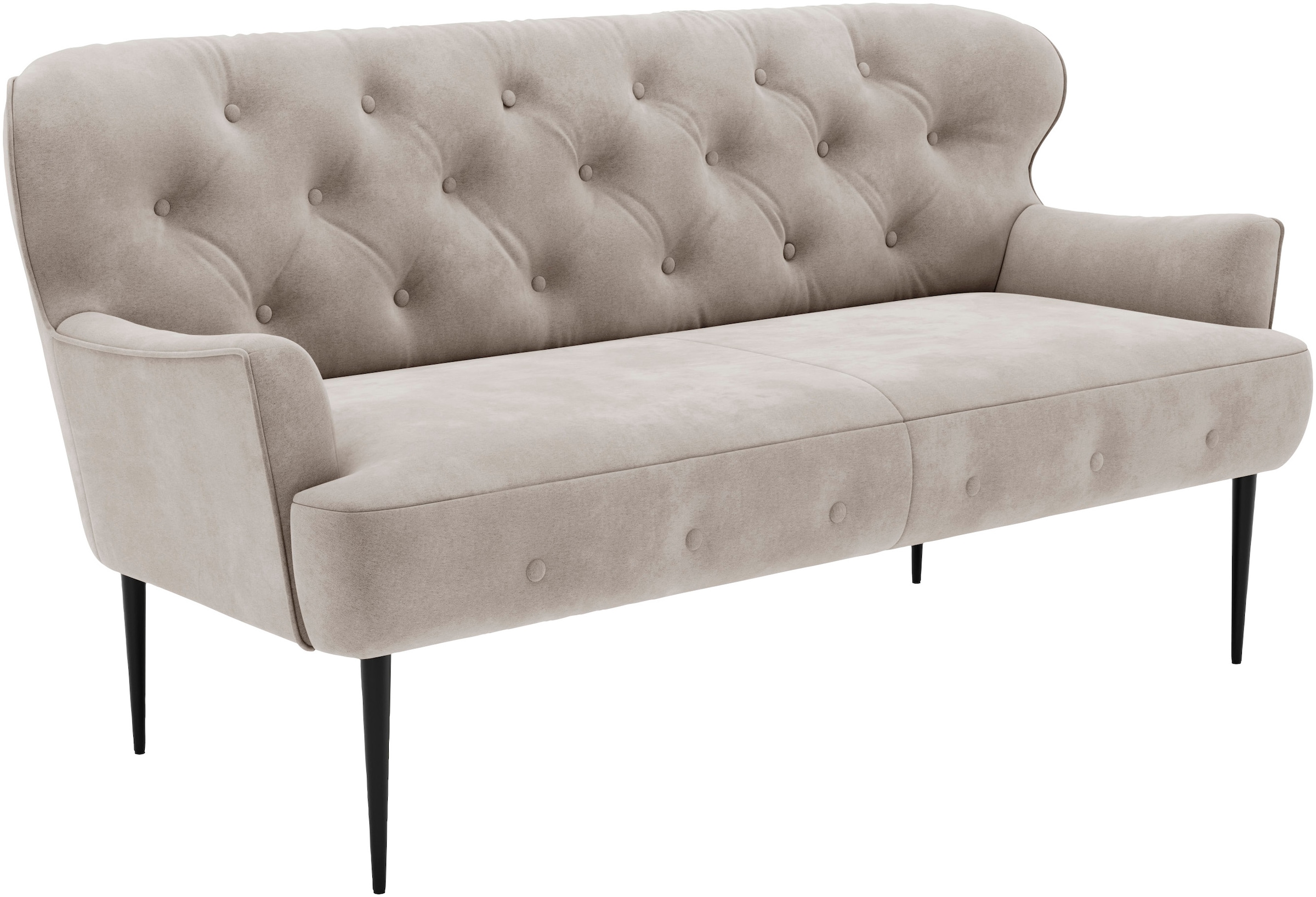 PLACES OF STYLE 2,5-Sitzer »Amber« mit Knopfheftung,in verschieden Stoffarten