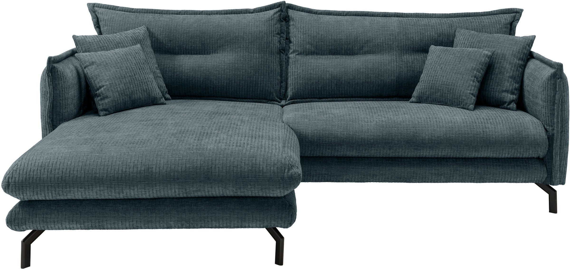 Home affaire Ecksofa "LAVA Breite 255 cm, modern und elegant, aktuelle Kiss günstig online kaufen