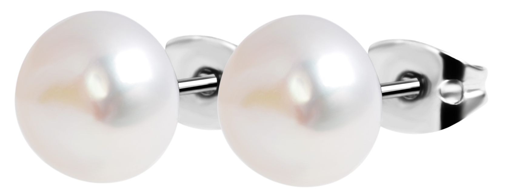 Adelia´s Paar Ohrhänger "Damen Ohrringe – Ohrstecker aus Edelstahl mit Perl günstig online kaufen