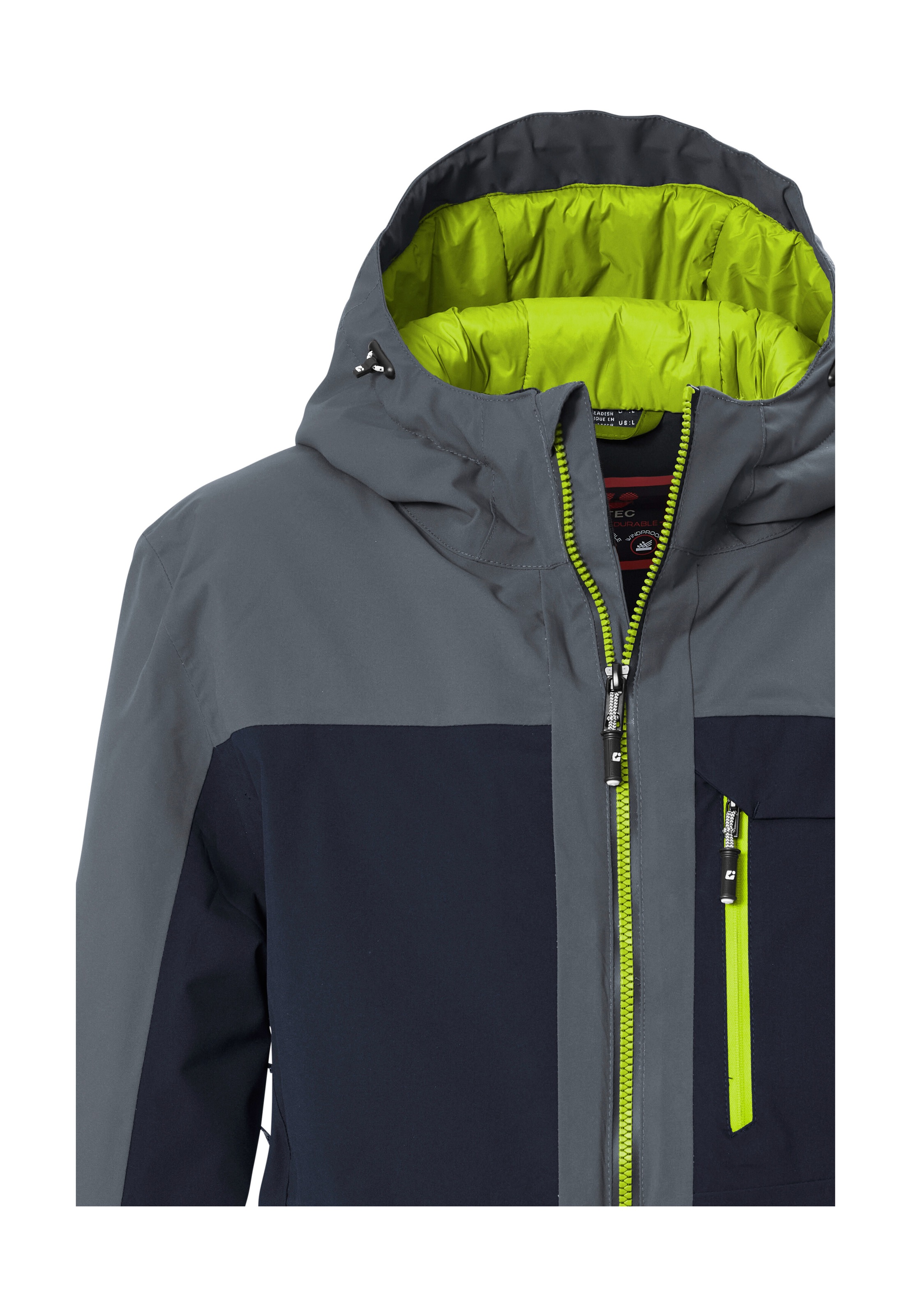 Killtec Skijacke »KSW 79 MN SKI JCKT« Skijacke: wasserdicht, atmungsaktiv, Colourblock-Design