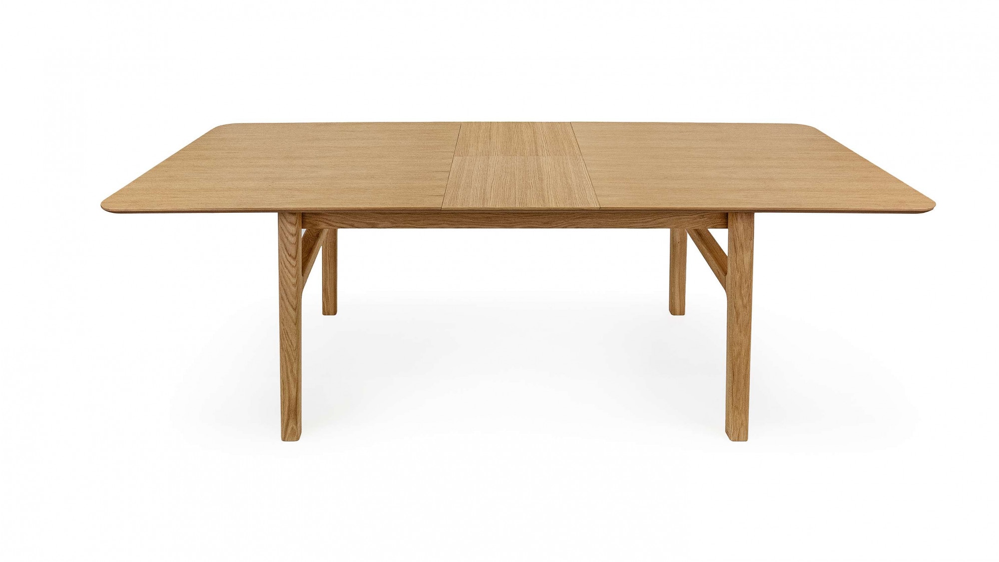 Woodman Esstisch »Curved«, Scandi Design, Breite 180 cm, ausziehbar auf 220 cm