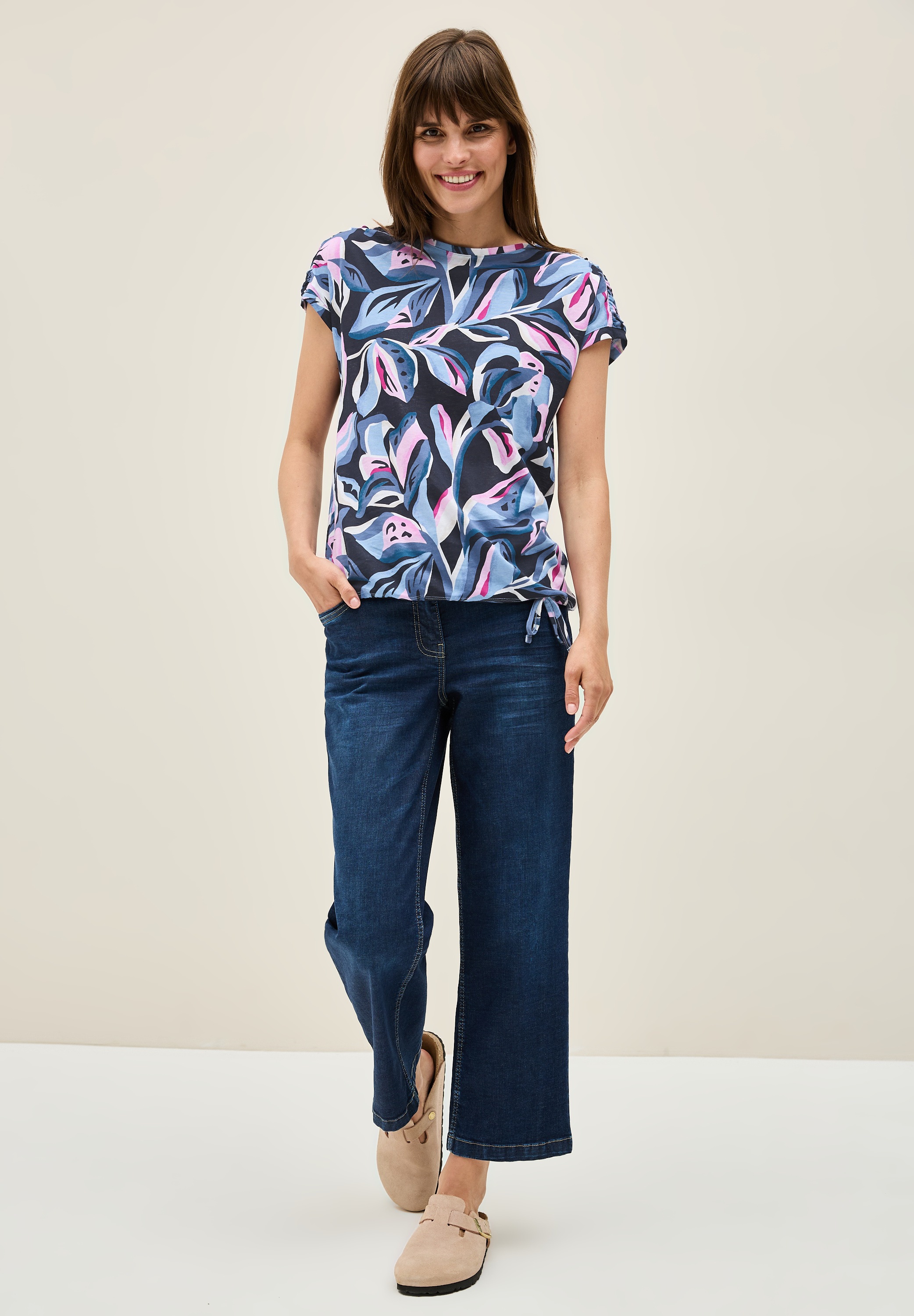 Cecil T-Shirt, aus reiner Baumwolle