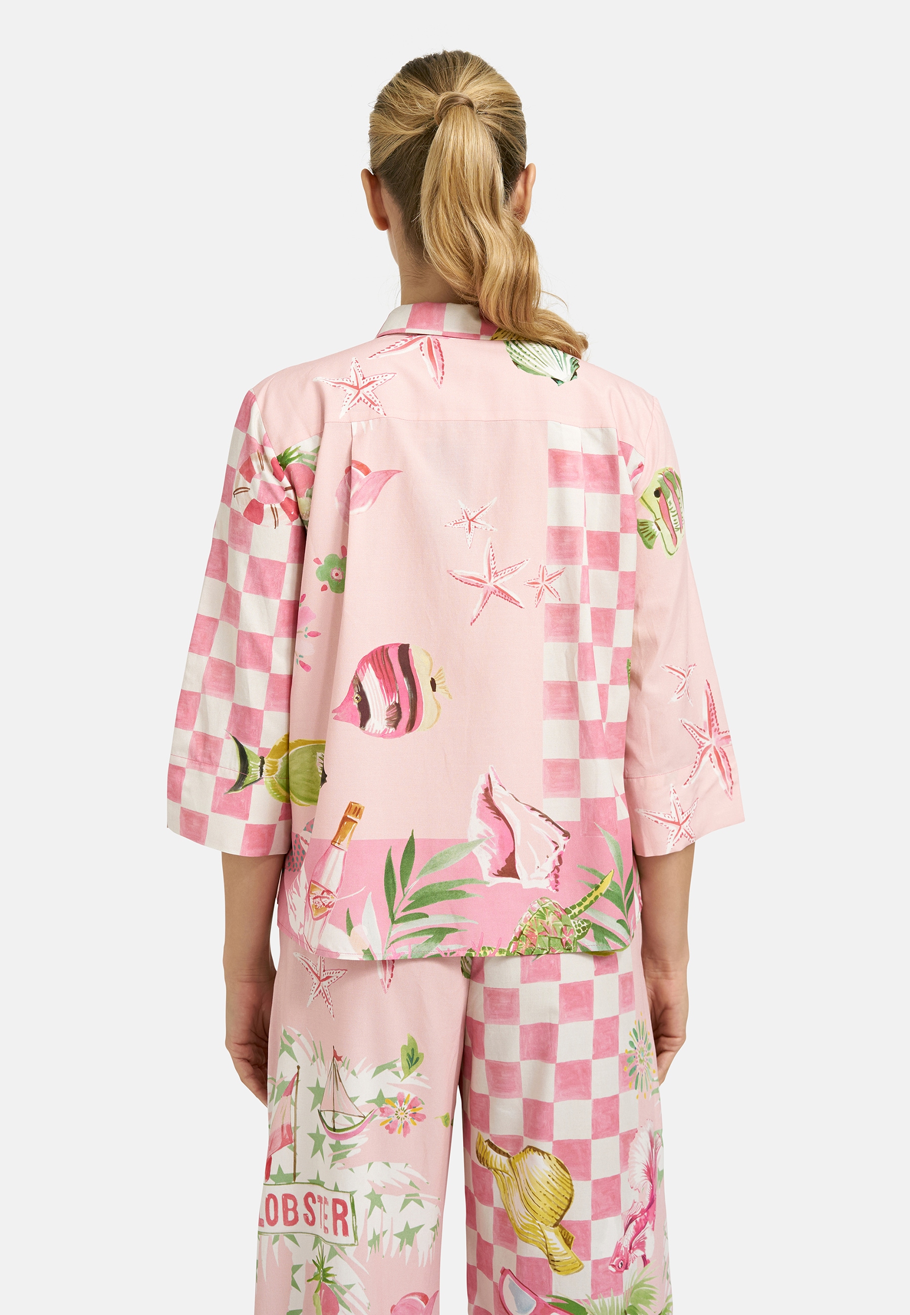 Smith & Soul Kurzarmbluse mit All Over Print