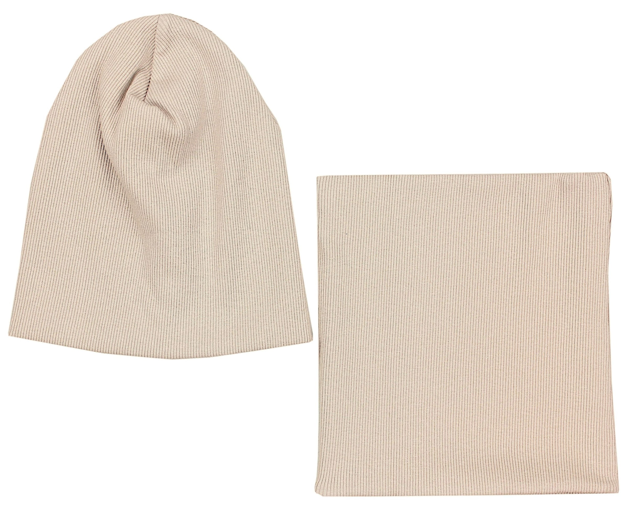 ALKATO Beanie »Mütze Alkato Unisex Beanie Mütze und Schal Set Uni«