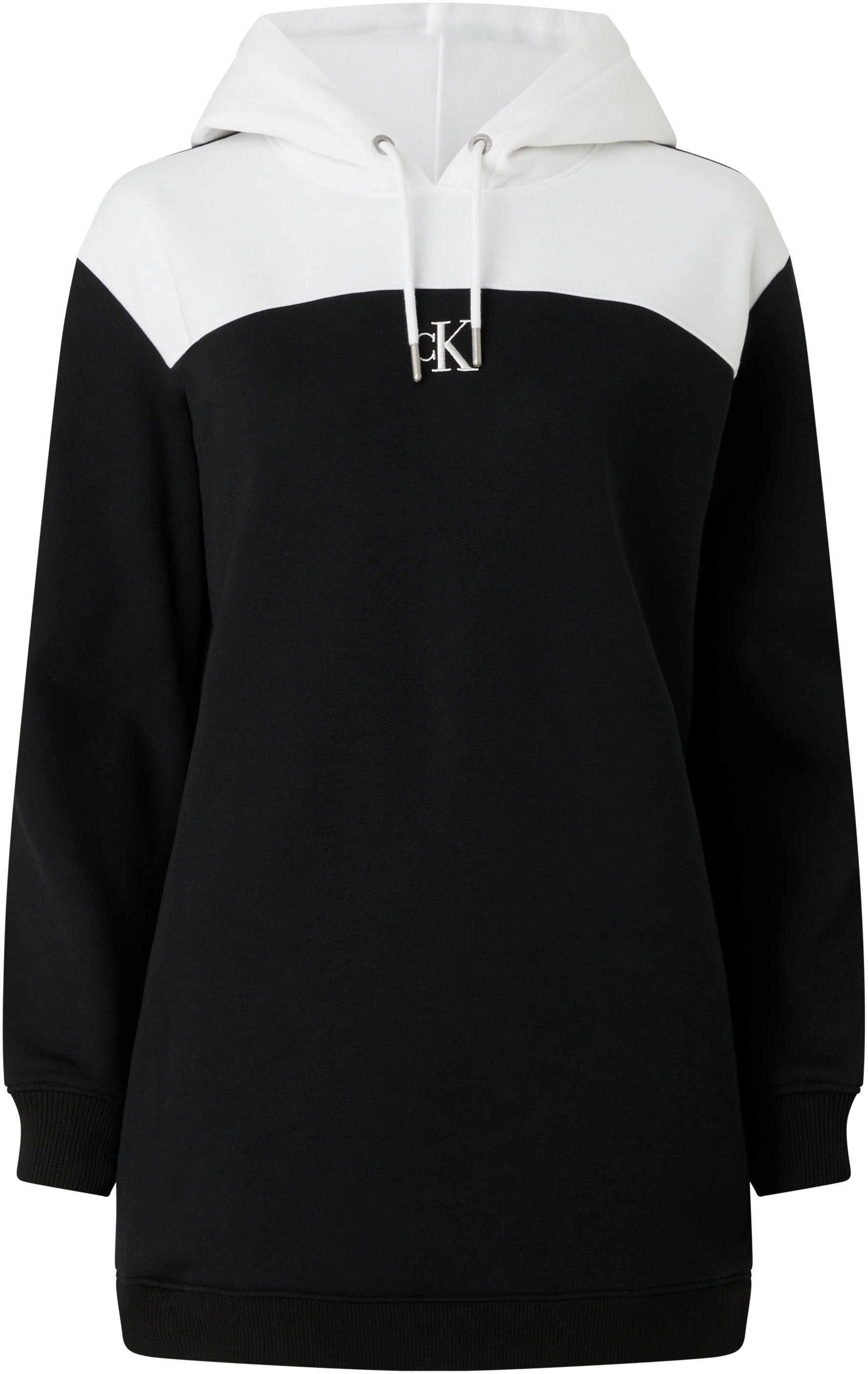 BLOCK bestellen »COLOR | HOODIE DRESS« Jeans Calvin Sweatkleid Klein BAUR online