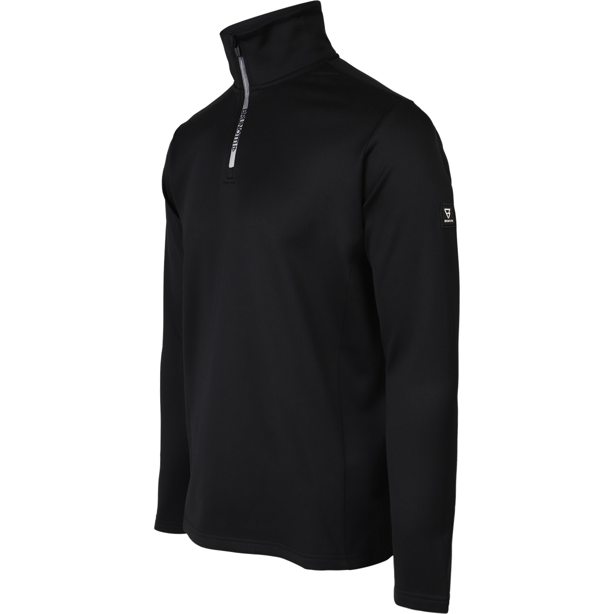 Brunotti Fleecepullover »Heros Men Fleece«, mit Badge-Applikation, aus Trikotfleece, atmungsaktiv, wasserabweisend
