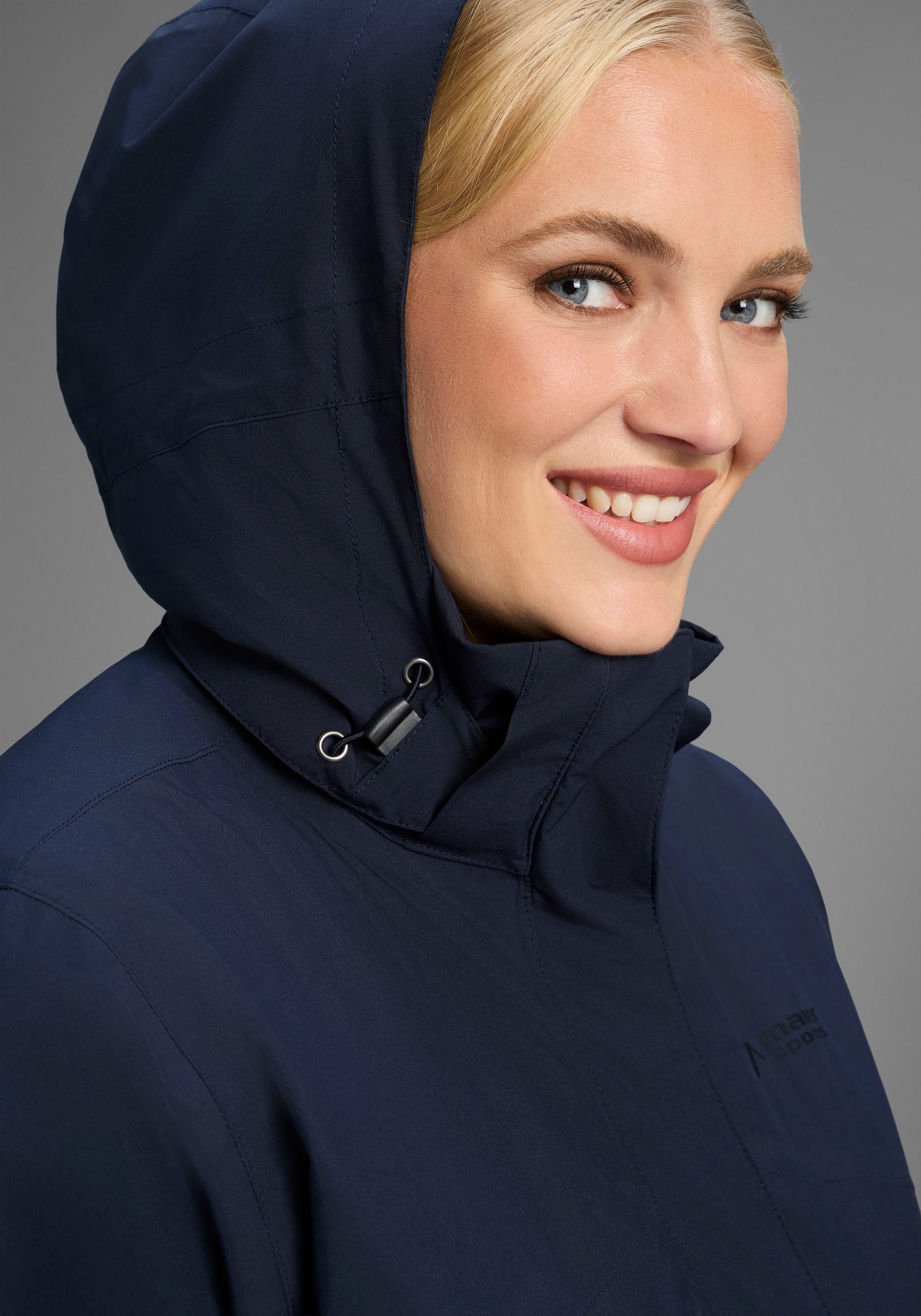 Maier Sports Allwetterjacke »DA-JACKE MTEX EL. METORTHERMREC W« Wasser- & Winddicht & Atmungsaktiv