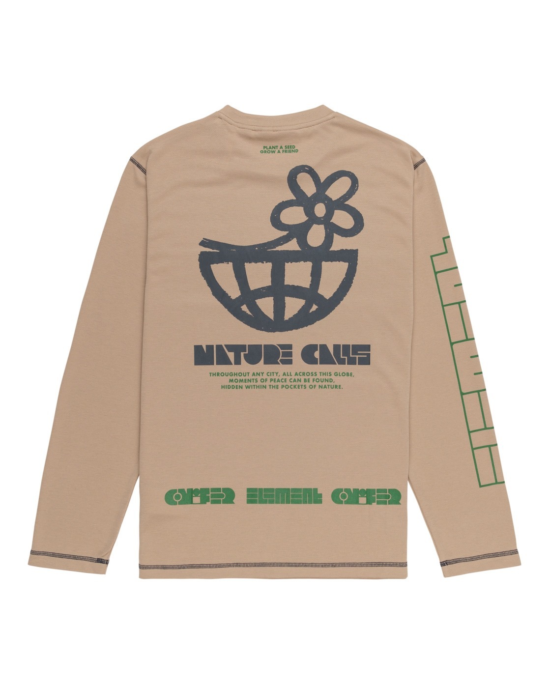 Element T-Shirt "Nature Calls x Element Globe Dry" günstig online kaufen