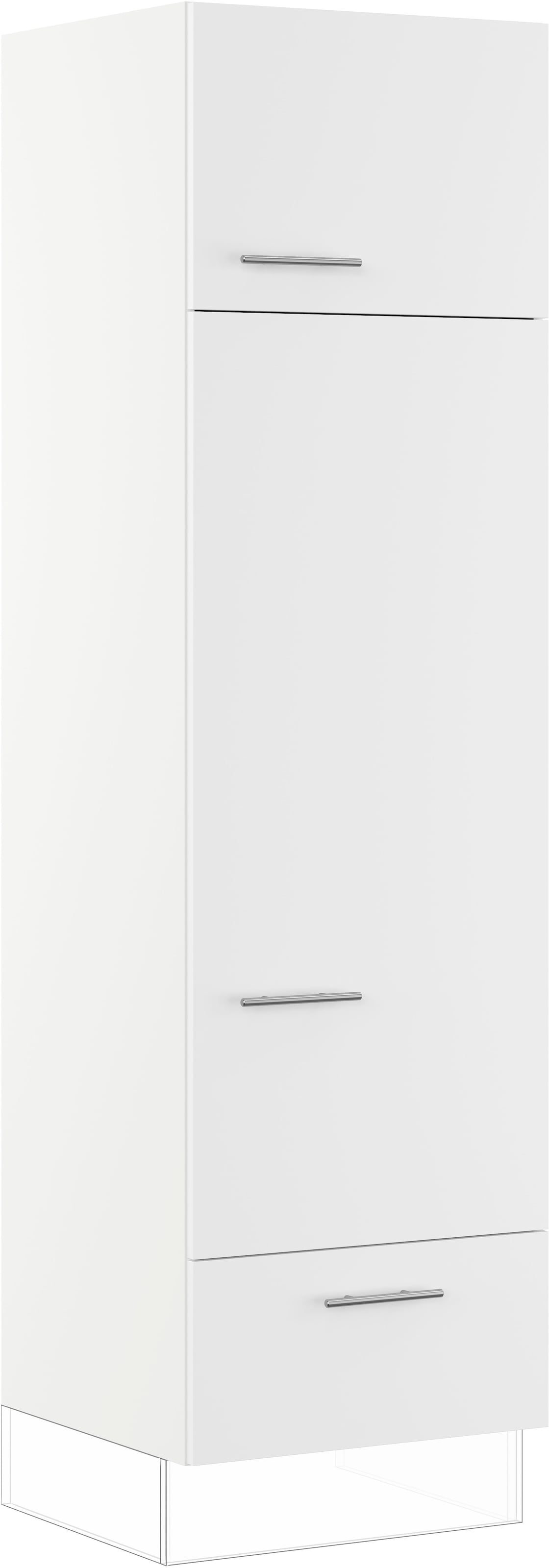IMPULS KÜCHEN Kühlumbauschrank ""Valencia & Tirana", Breite/Höhe: 60/205,1 cm, mit Soft-Close" vormontiert, mit Auszug, mit Drehtüren