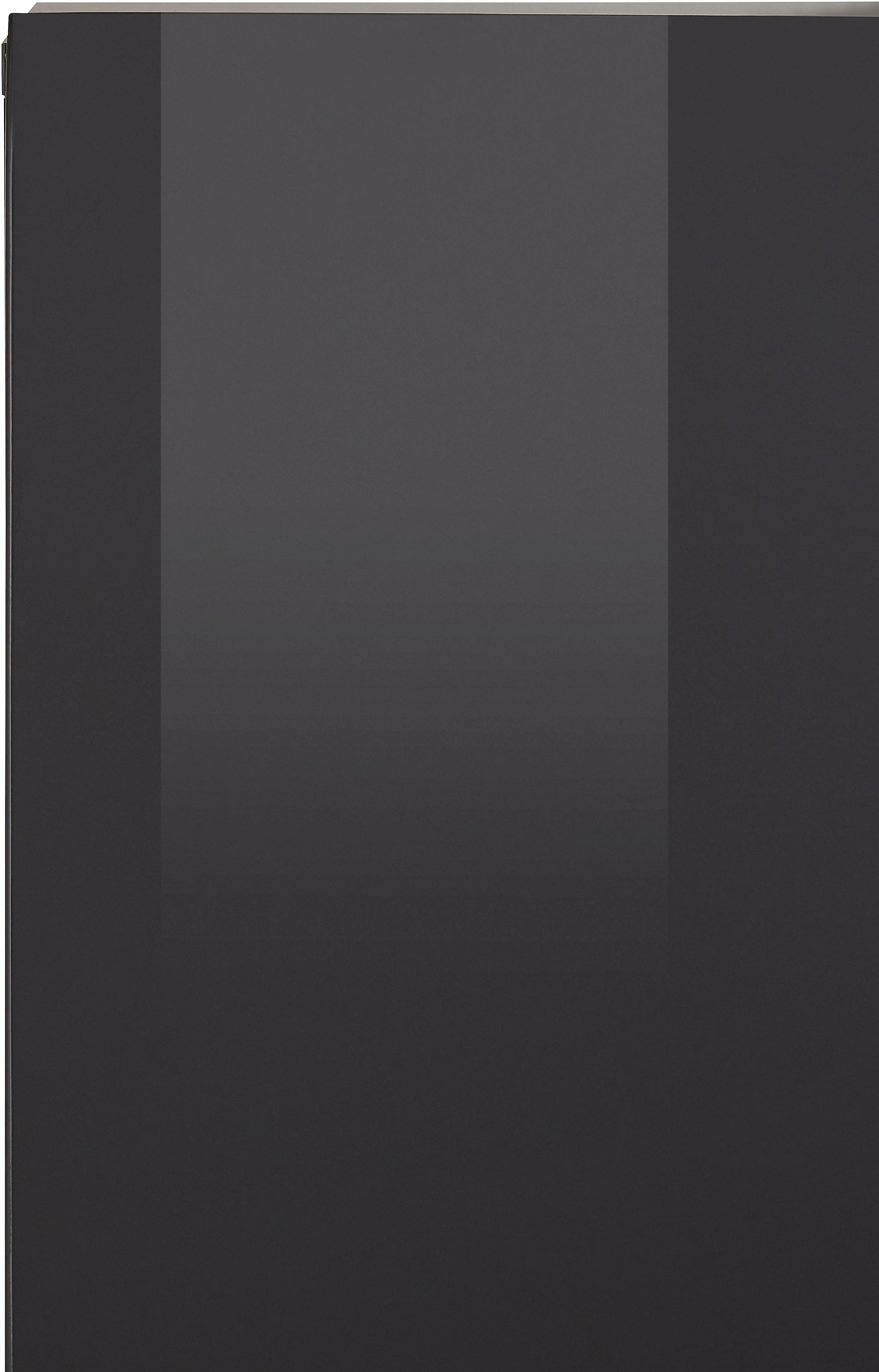 INOSIGN Wohnwand »Toledo,Set,4-St, stilvolle Mediawand ohne Beleuchtung«, (Set, 4 St.), Anbauwand (2xHängevitrine,Lowboard,Hängeregal)MDF Hochglanzfronten