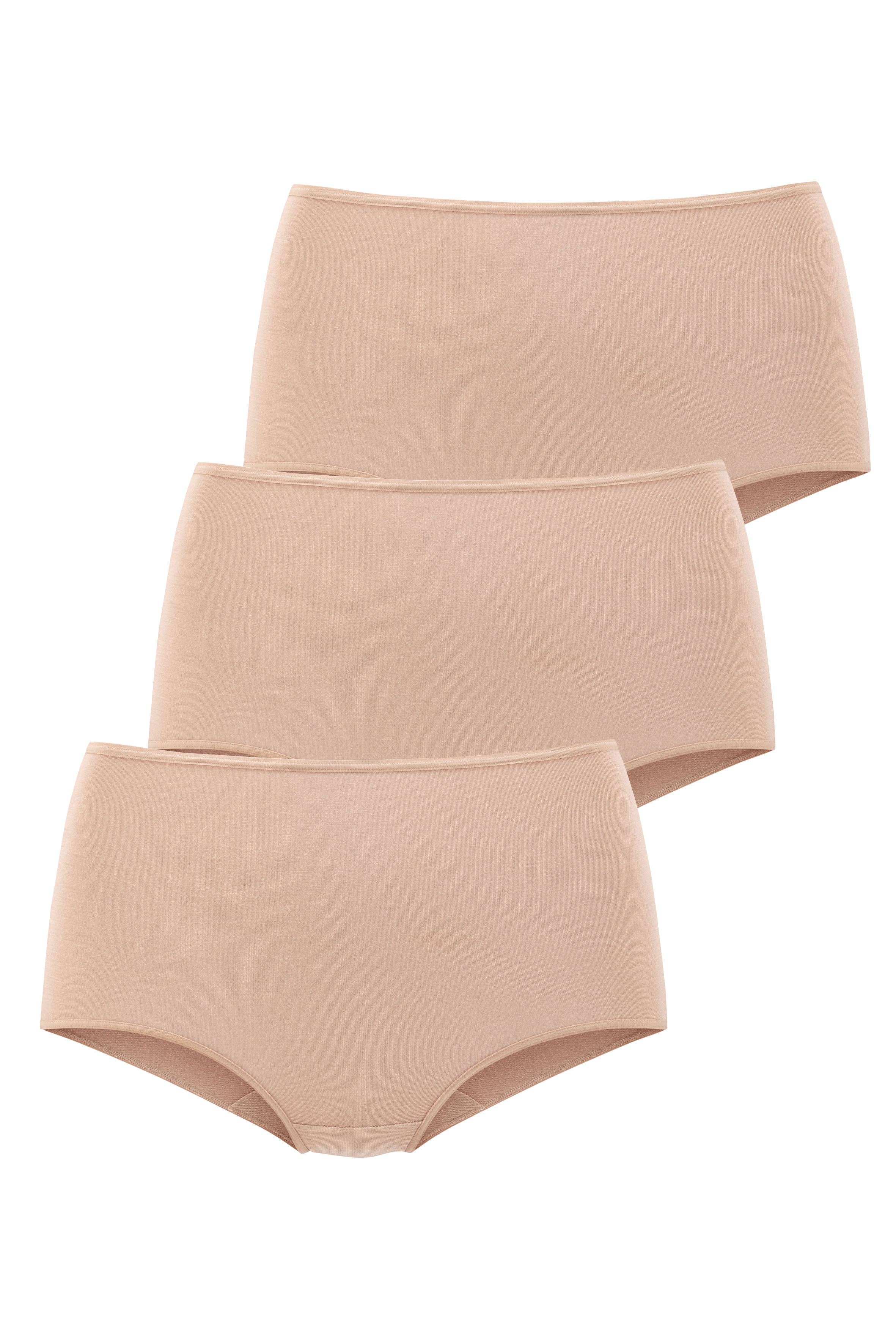 LASCANA Panty "aus hochwertiger Modal-Qualität" 3er-Pack, angenehm leichte Ware, flache Abschlüsse
