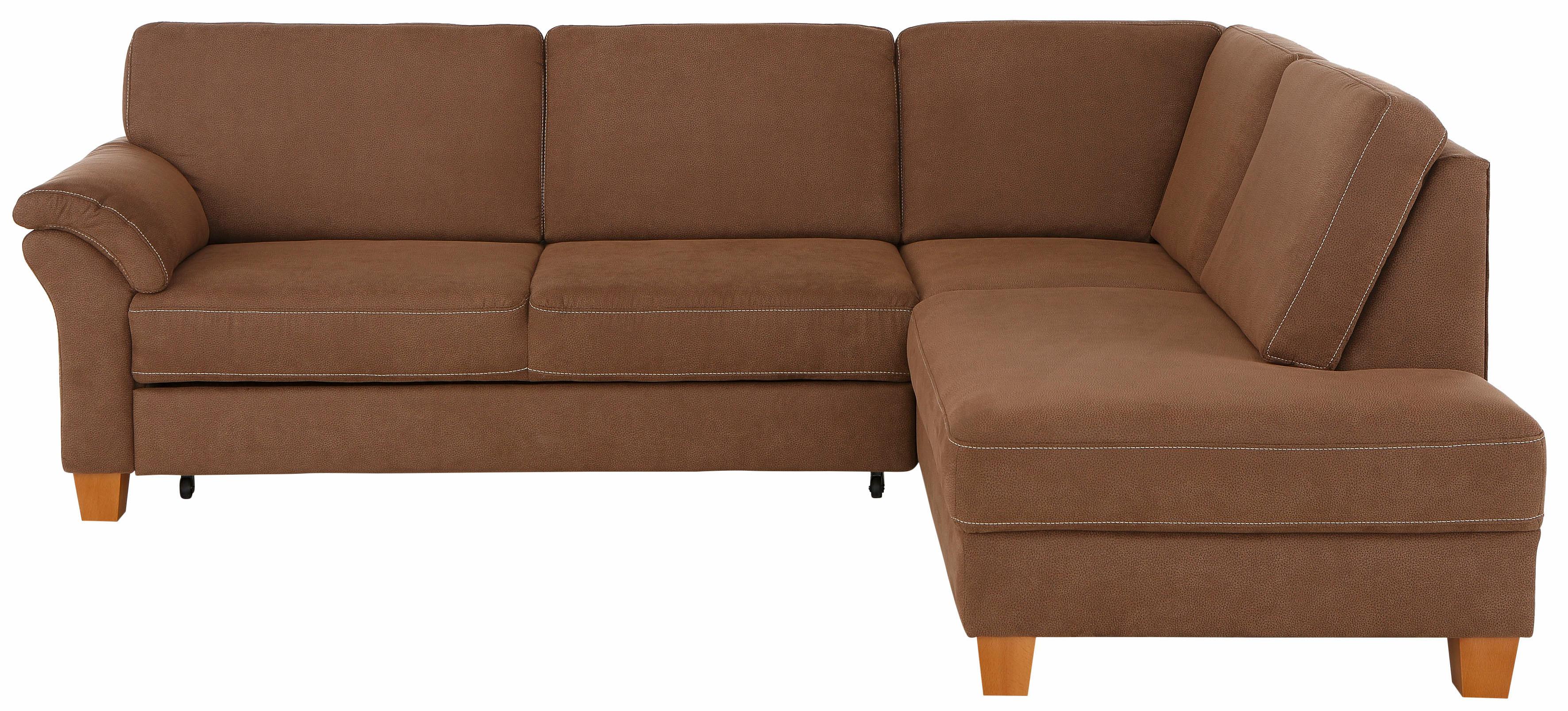 OTTO home Ecksofa "Borkum L-Form, B: 249 cm - OTTO. Verlässliche Qualität." mit Schlaffunktion, Eckcouch mit Federkern