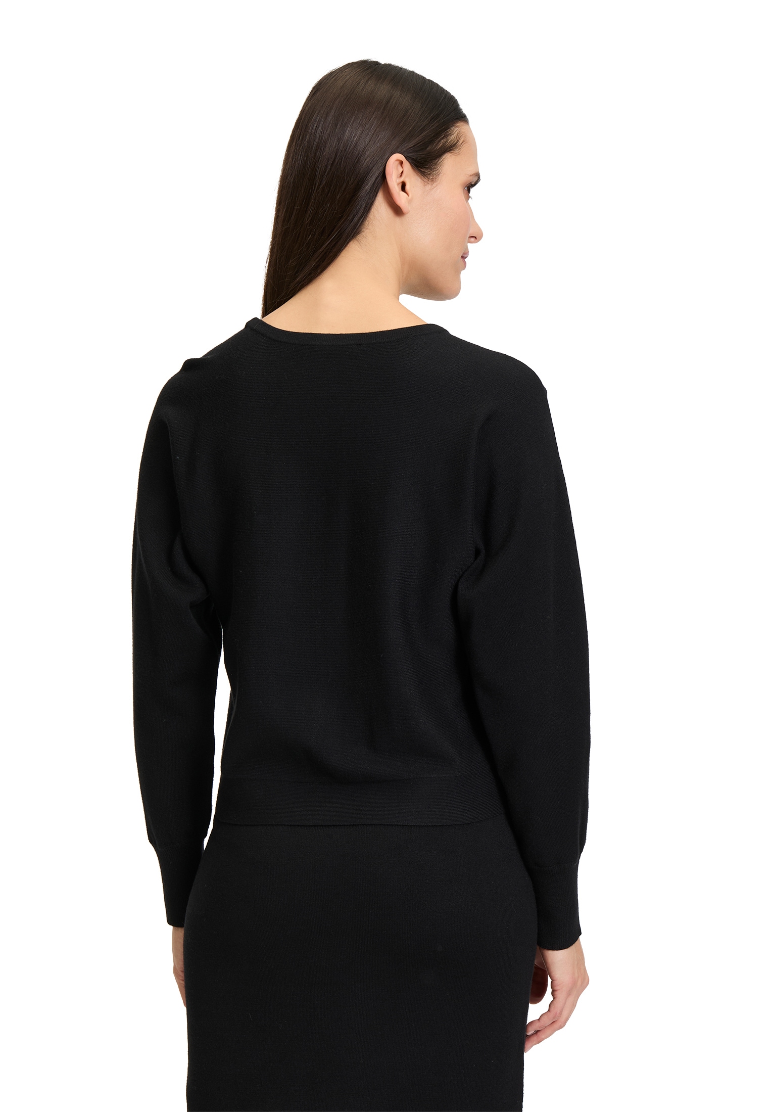 Betty Barclay Strickpullover »Betty Barclay Damen Feinstrickpullover langarm«, (1 tlg.), Bindeband