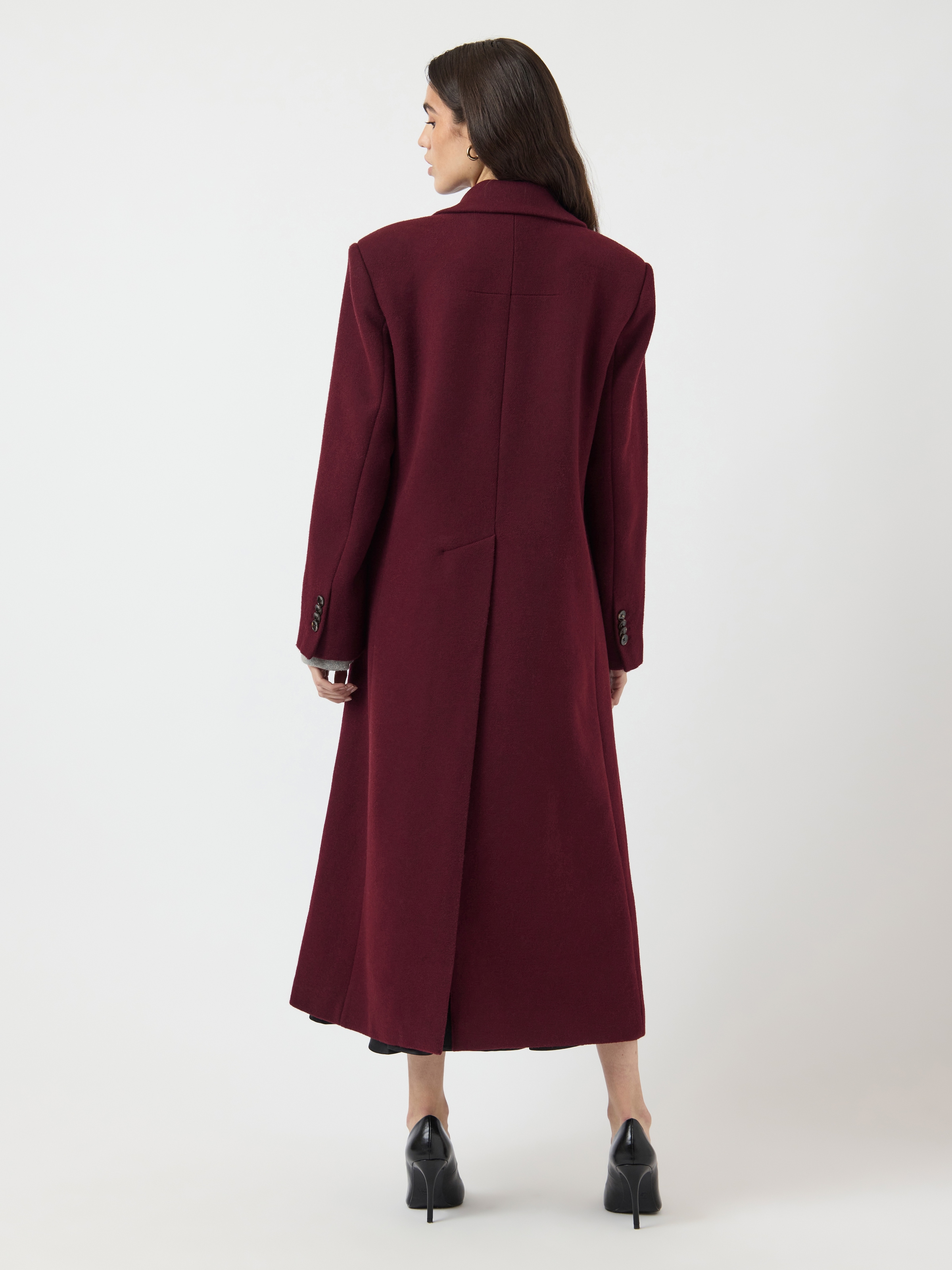 Y.A.S Langmantel »YASROYLA LS WOOL BLEND LONG COAT S. NOOS« mit Wolle