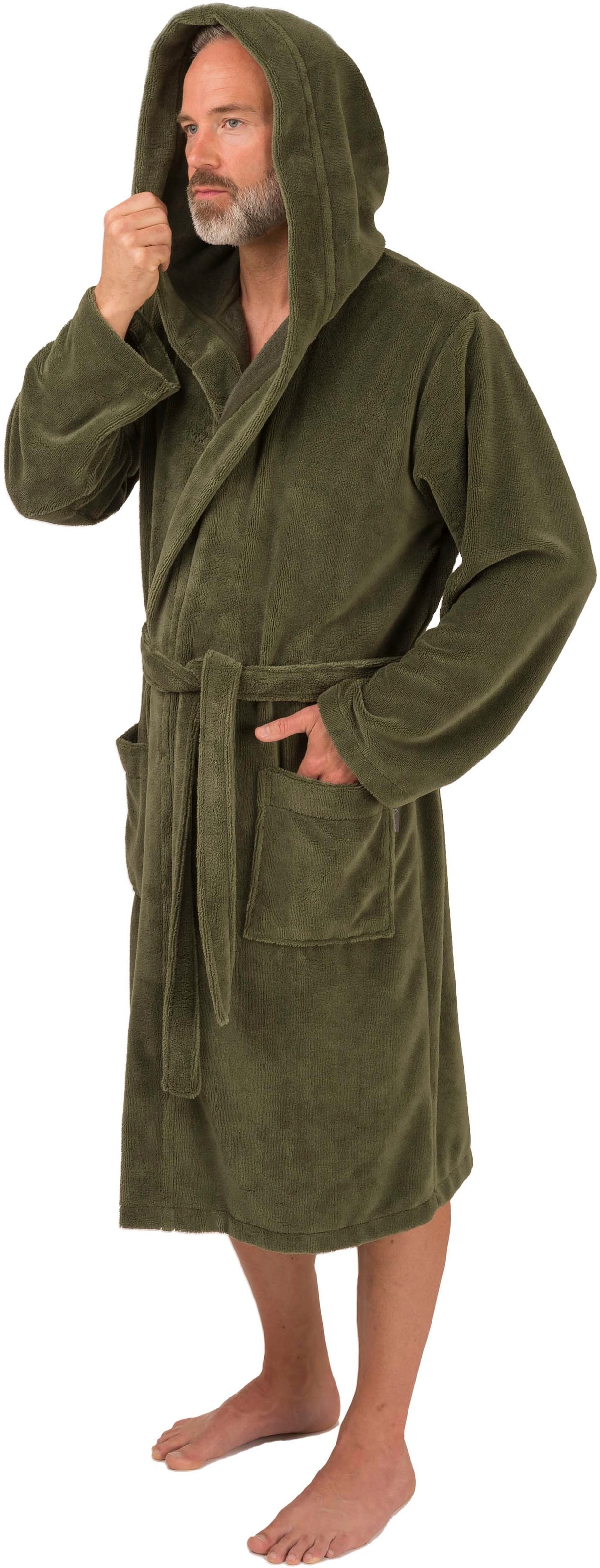 Wewo fashion Herrenbademantel "1106" 1 tlg., kuschelig leicht günstig online kaufen