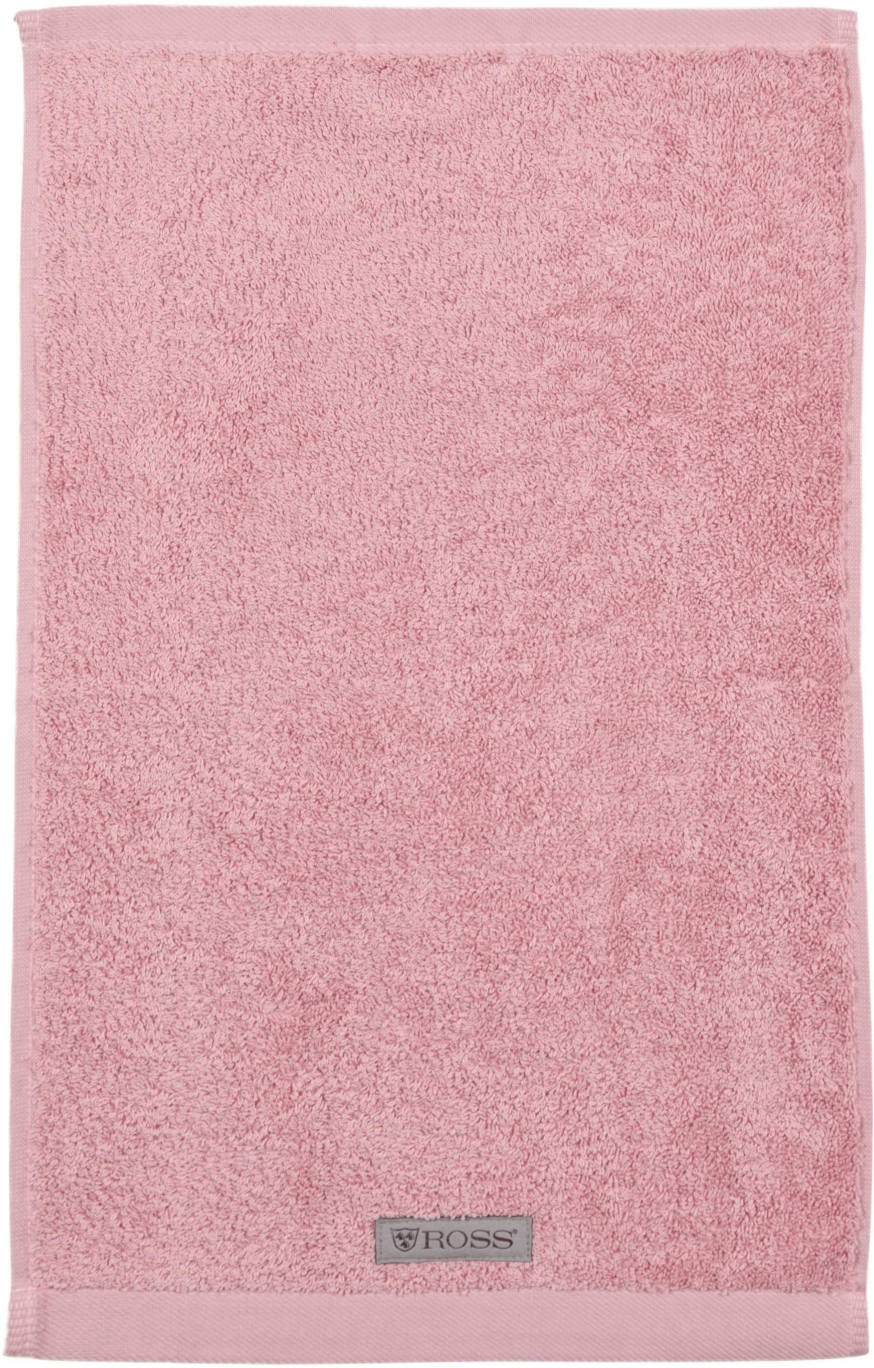 Gästehandtücher ROSS, B:30cm L:50cm, rosa, Frottier, Obermaterial: 100% Baumwolle, Handtücher, "Sinfonie", in modernen Unifarben