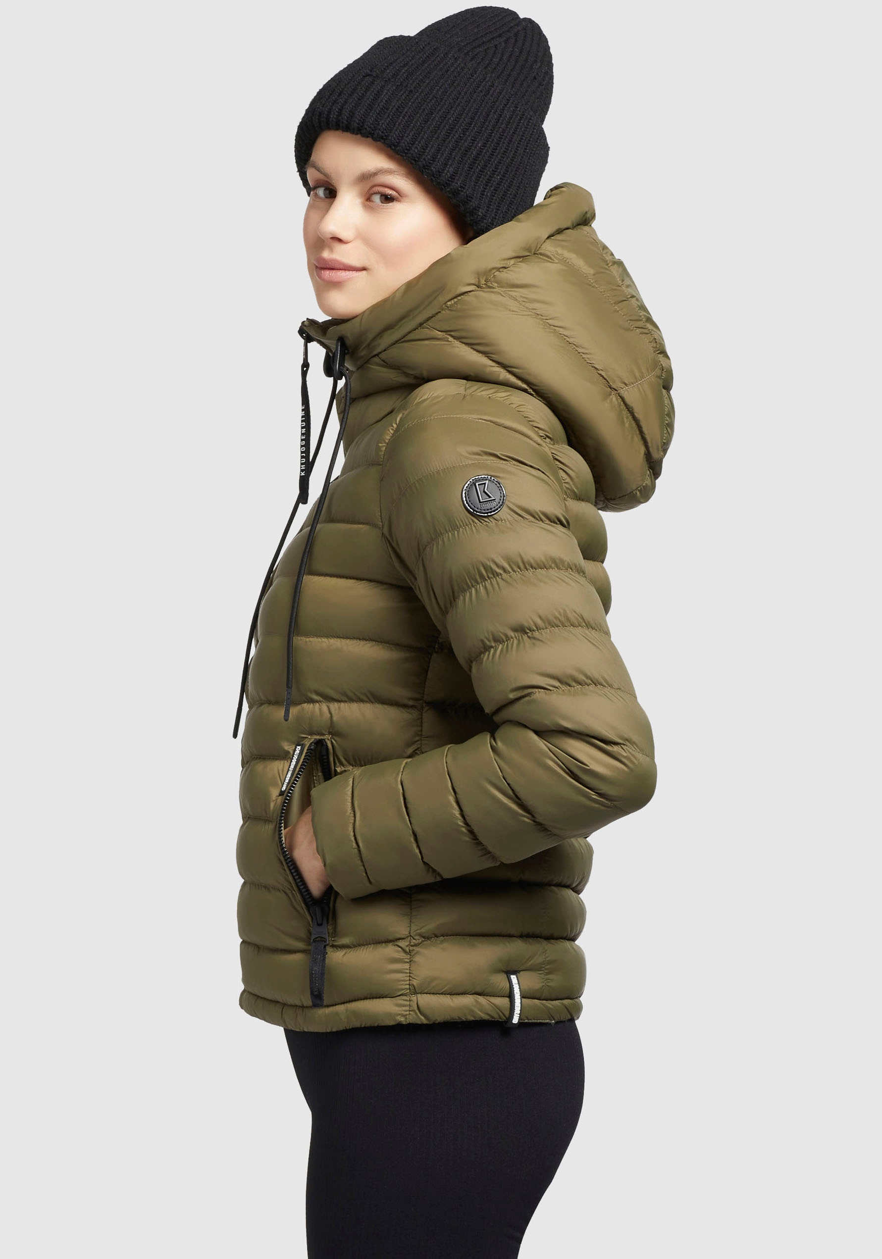 khujo Outdoorjacke »LOVINA5 SOFT«, mit Kapuze