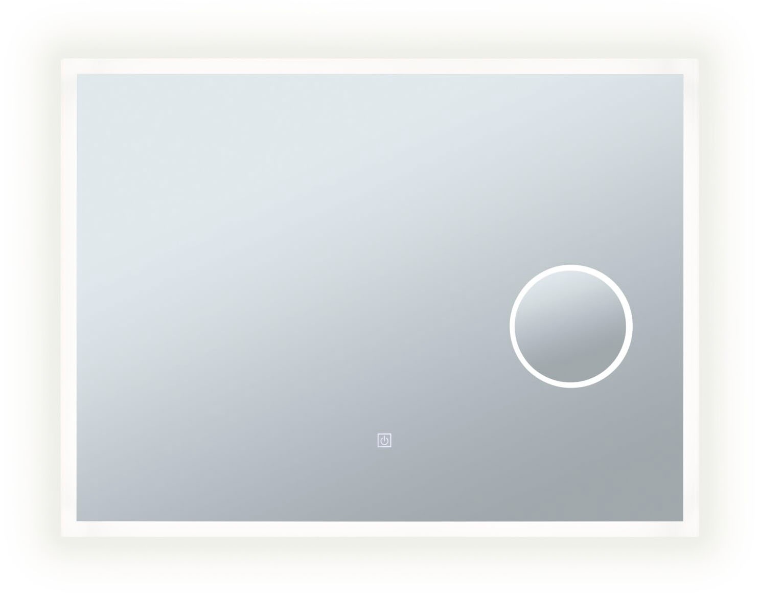 Paulmann LED Spiegelleuchte »LED Leuchtspiegel Mirra IP44 dimmbar Spiegel«, 1 flammig, Memoryfunktion, Dimmer