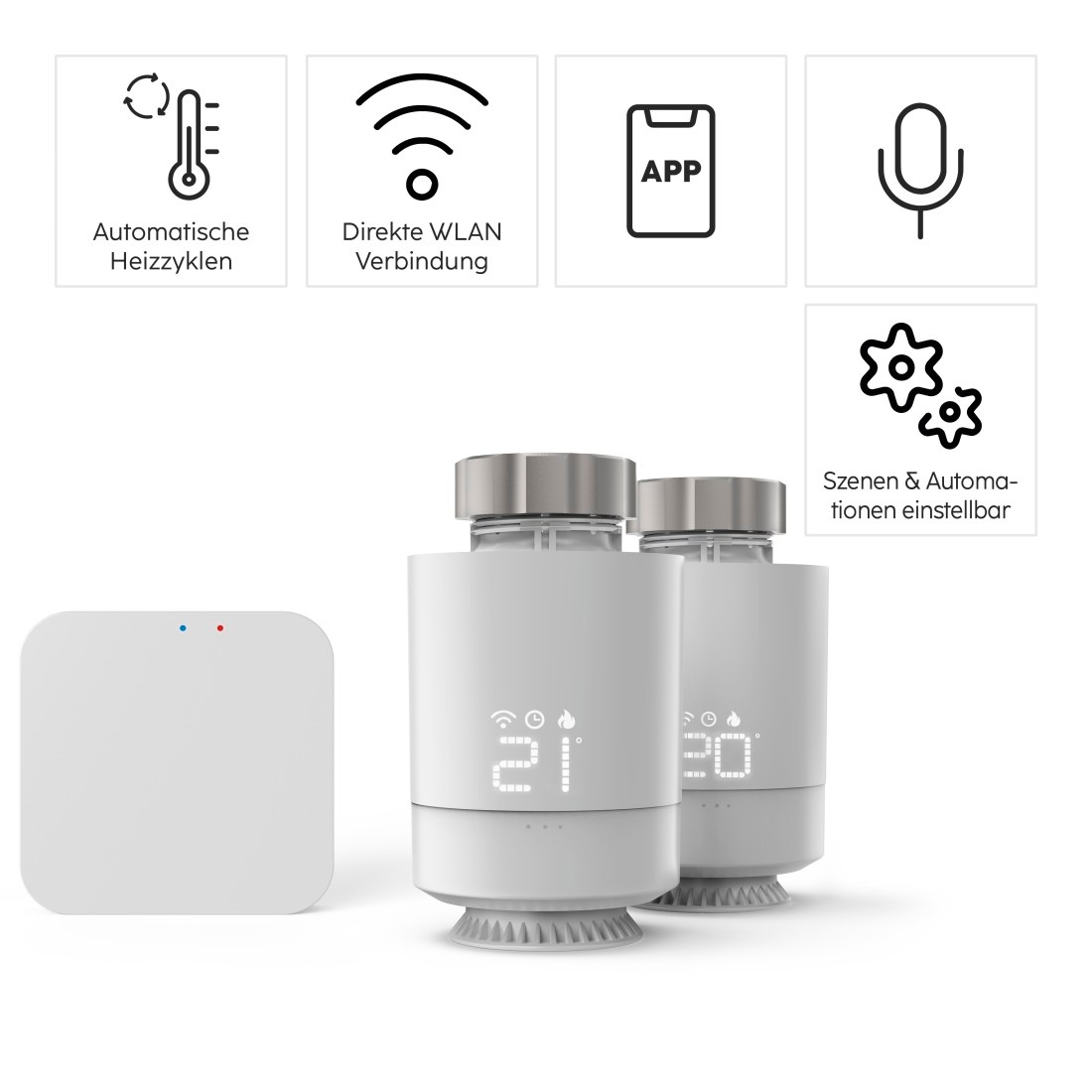 Hama Heizkörperthermostat »2x smartes Heizk...