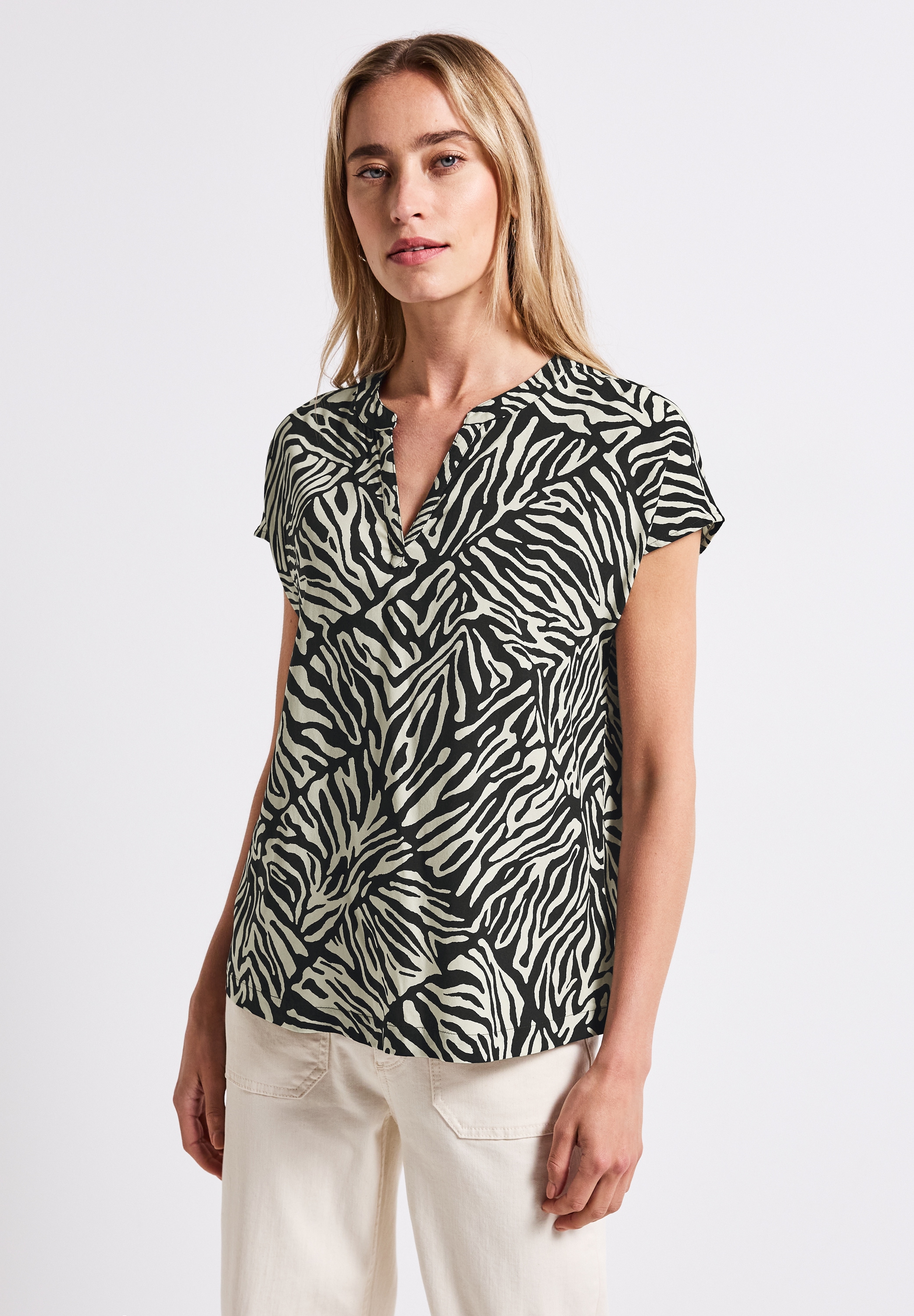 STREET ONE Shirtbluse, mit allover Print günstig online kaufen