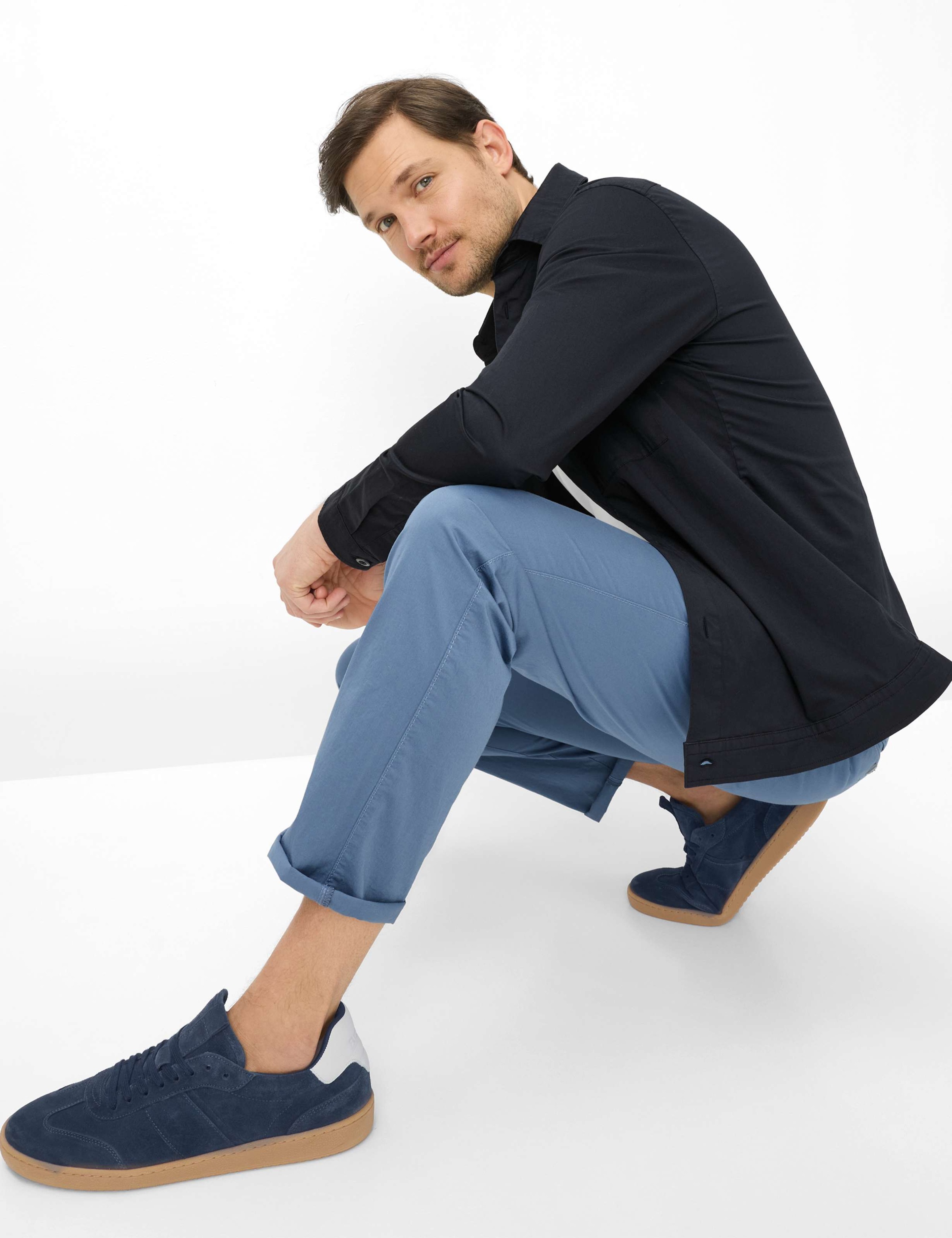 BRAX FABIO Chino Pants Blue 34 3