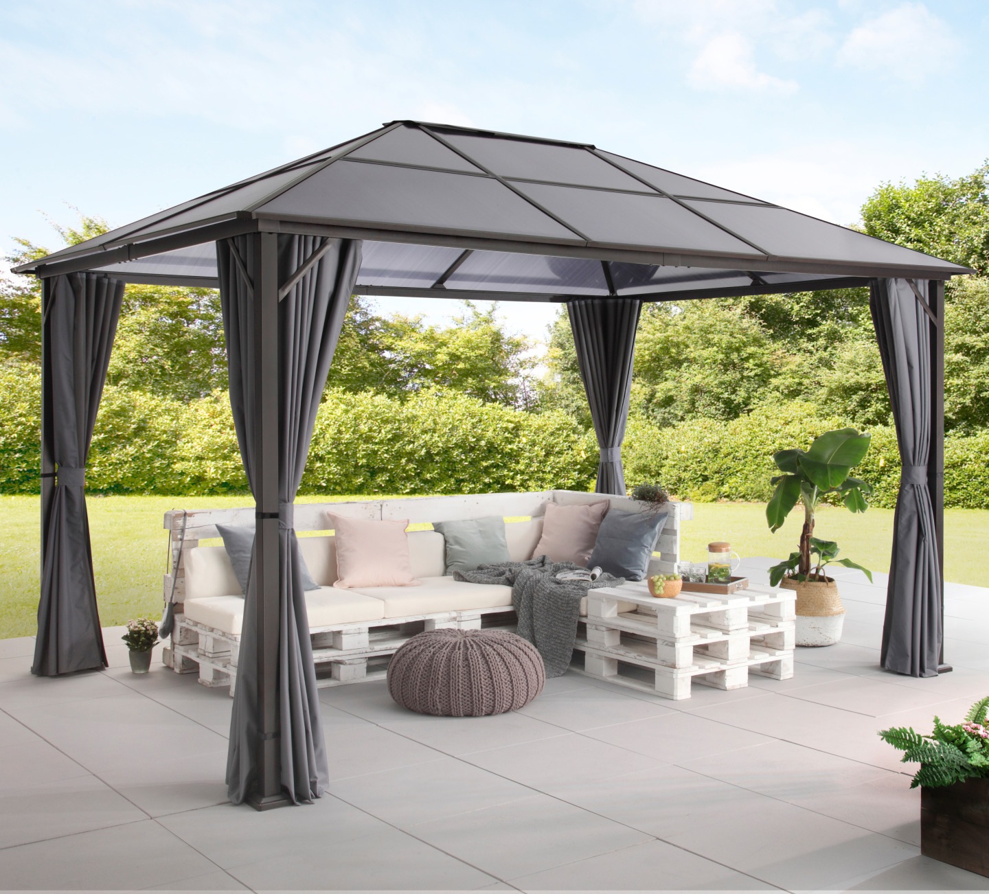 KONIFERA Pavillon-Ersatzdach, Dachplatten für "Porto", BxT: 300x400 cm günstig online kaufen