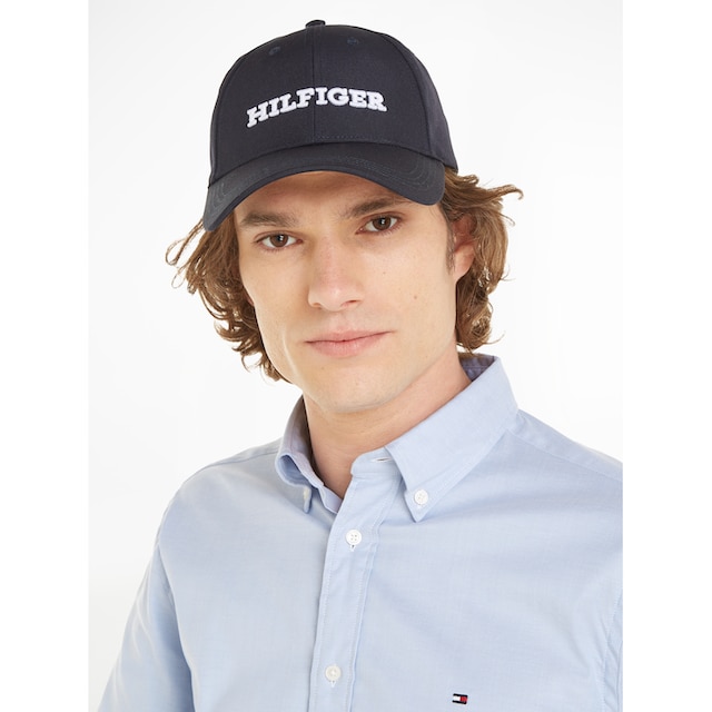 Tommy Hilfiger Baseball Cap »TH MONOTYPE CANVAS 6 PANEL CAP«, mit  Logoschriftzug über dem Schirm auf Rechnung online bestellen | BAUR