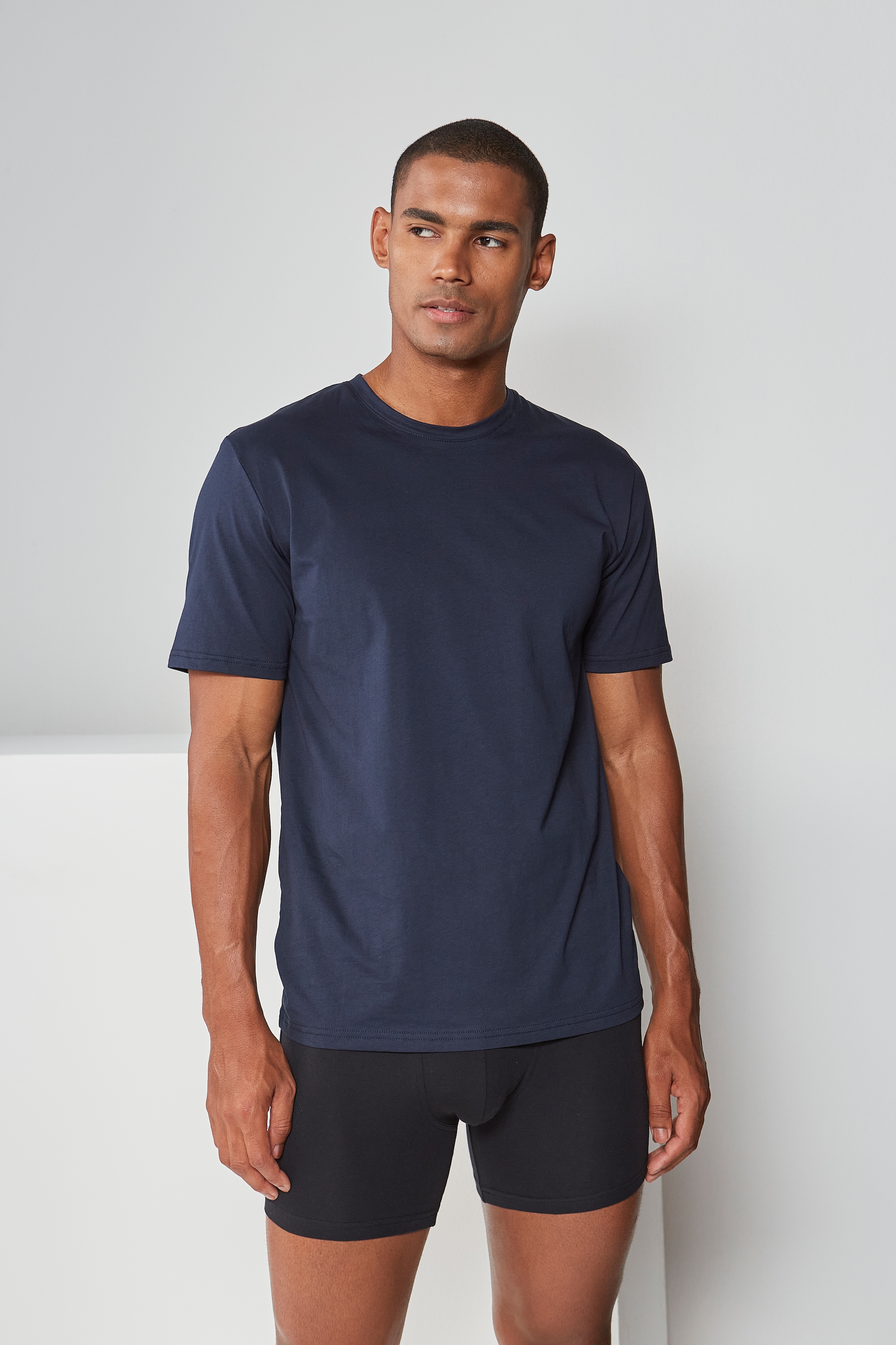 Copenhagen Studios T-Shirt, (Packung, 3 tlg., 3er-Pack), Unterziehshirt aus hochwertiger Bio-Baumwolle