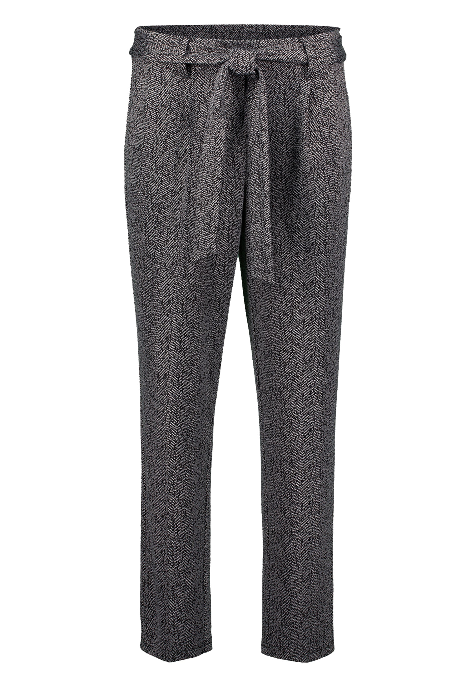 Zero Stoffhose »zero Damen Stoffhose Herringbone mit Bindegürtel 28 Inch«, Gürtel