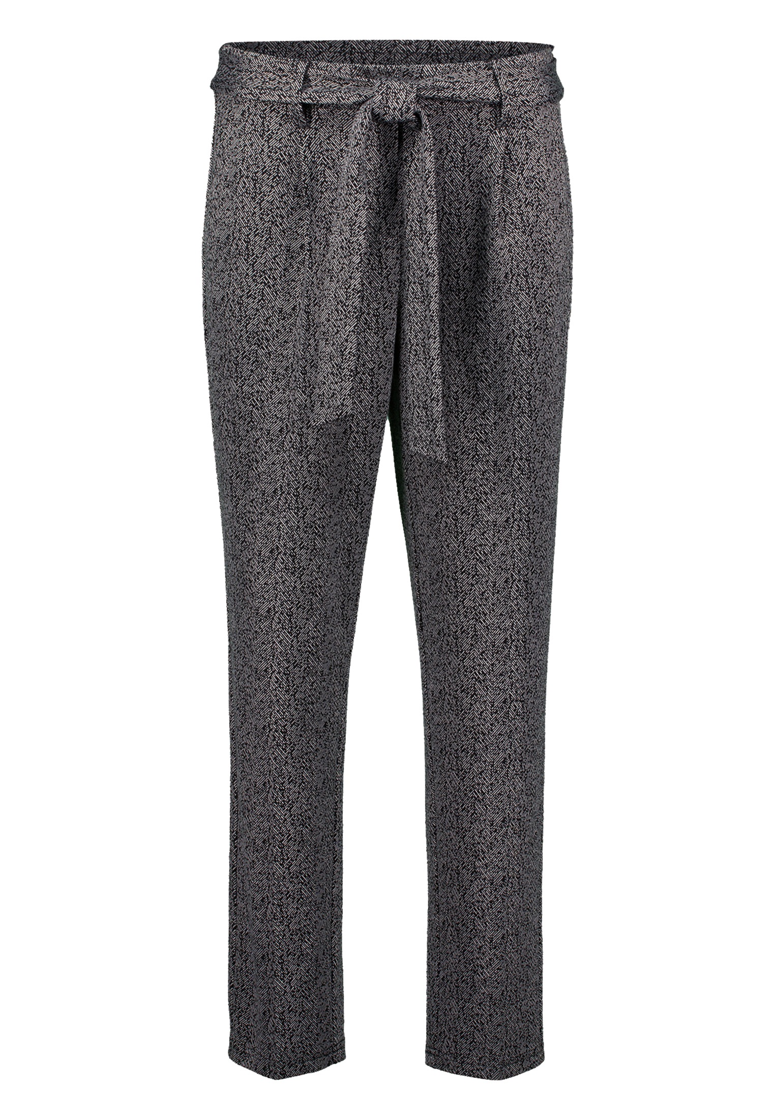 Zero Stoffhose "zero Damen Stoffhose Herringbone mit Bindegürtel 28 Inch", günstig online kaufen