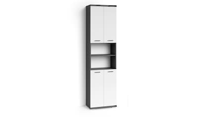 Hochschrank »Nebraska«, Breite 50 cm, Badezimmerschrank mit Metallgriffen, viel Stauraum