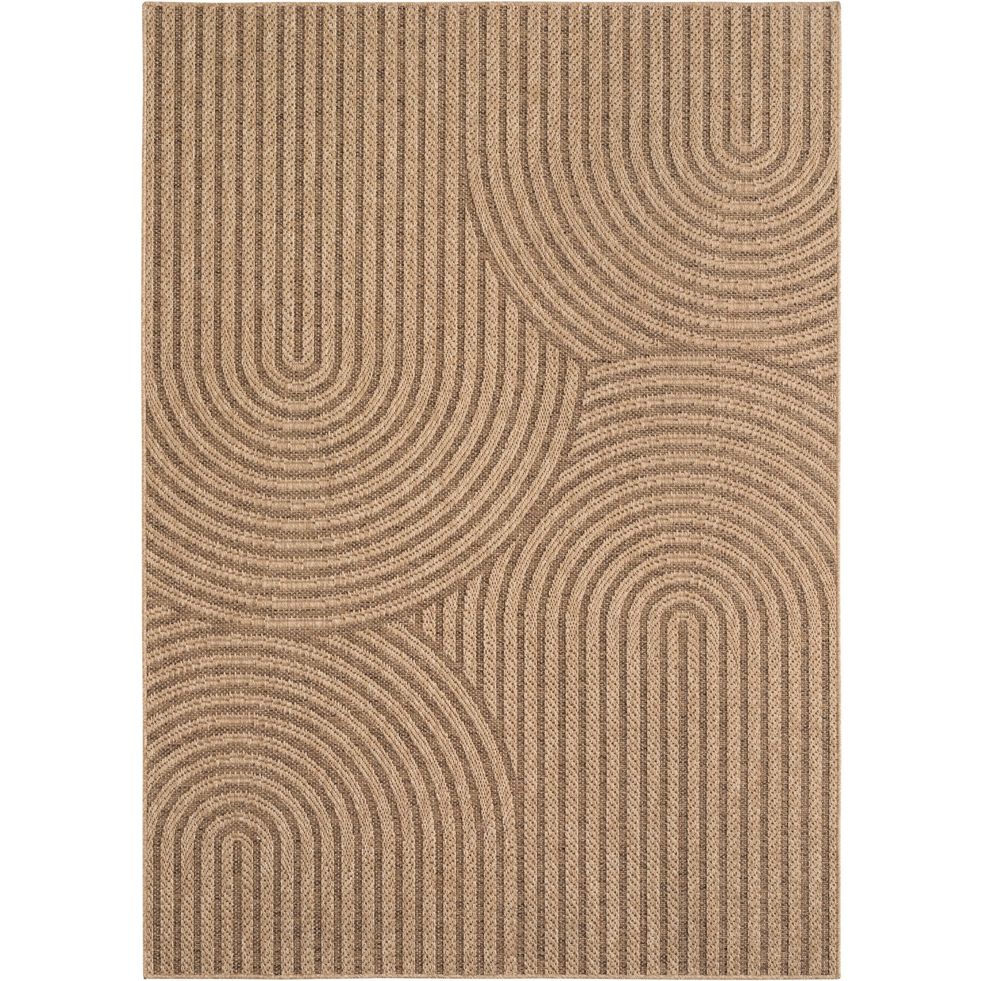 Ayyildiz Teppiche Outdoorteppich »TIMBER 1401«, rechteckig, 5 mm Höhe, Läufer, In und Outdoor, Jute Sisal Optik, Wohnzimmer, Aussenbereich