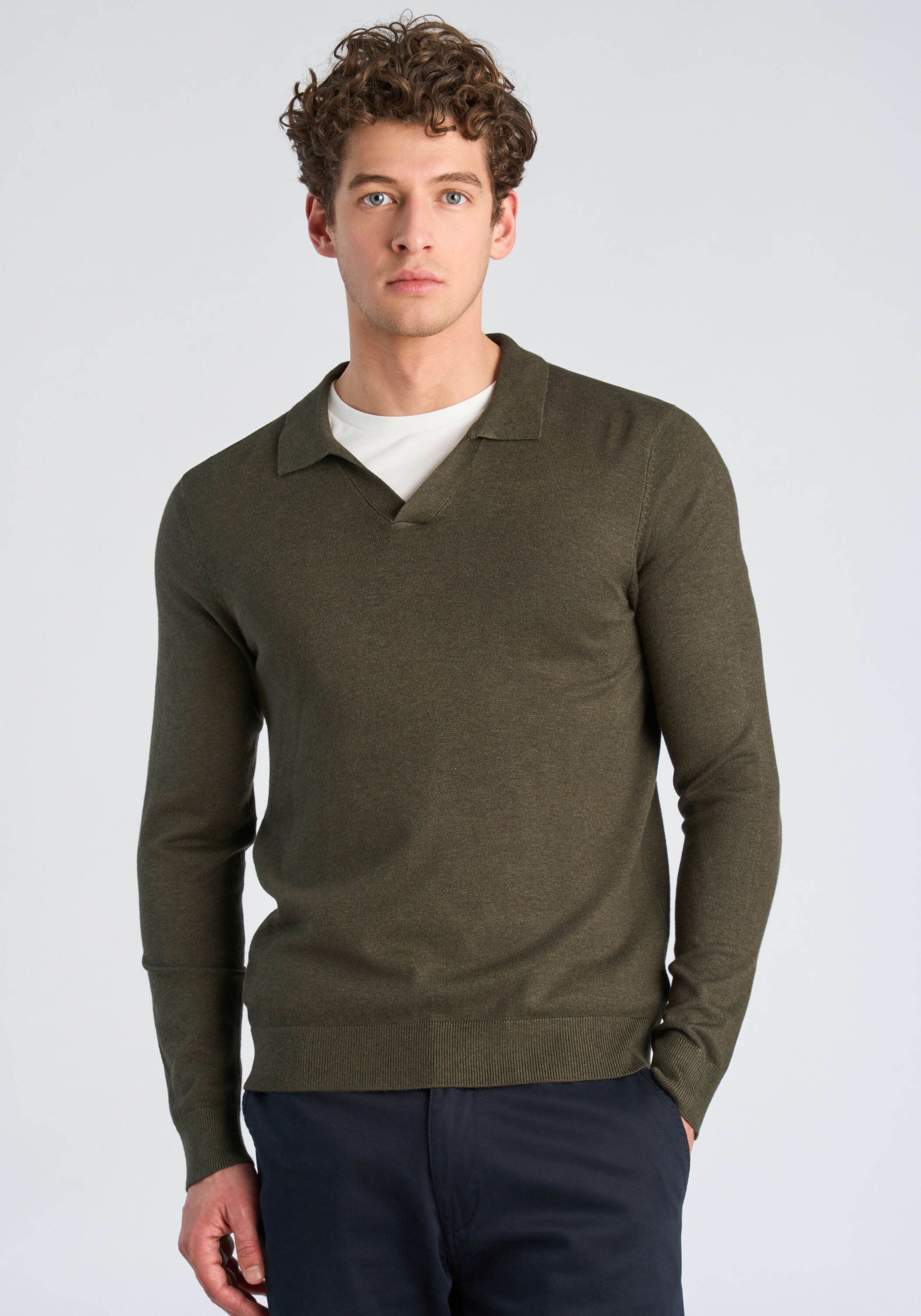LINDBERGH Strickpullover "Strickpullover Slim Fit" günstig online kaufen