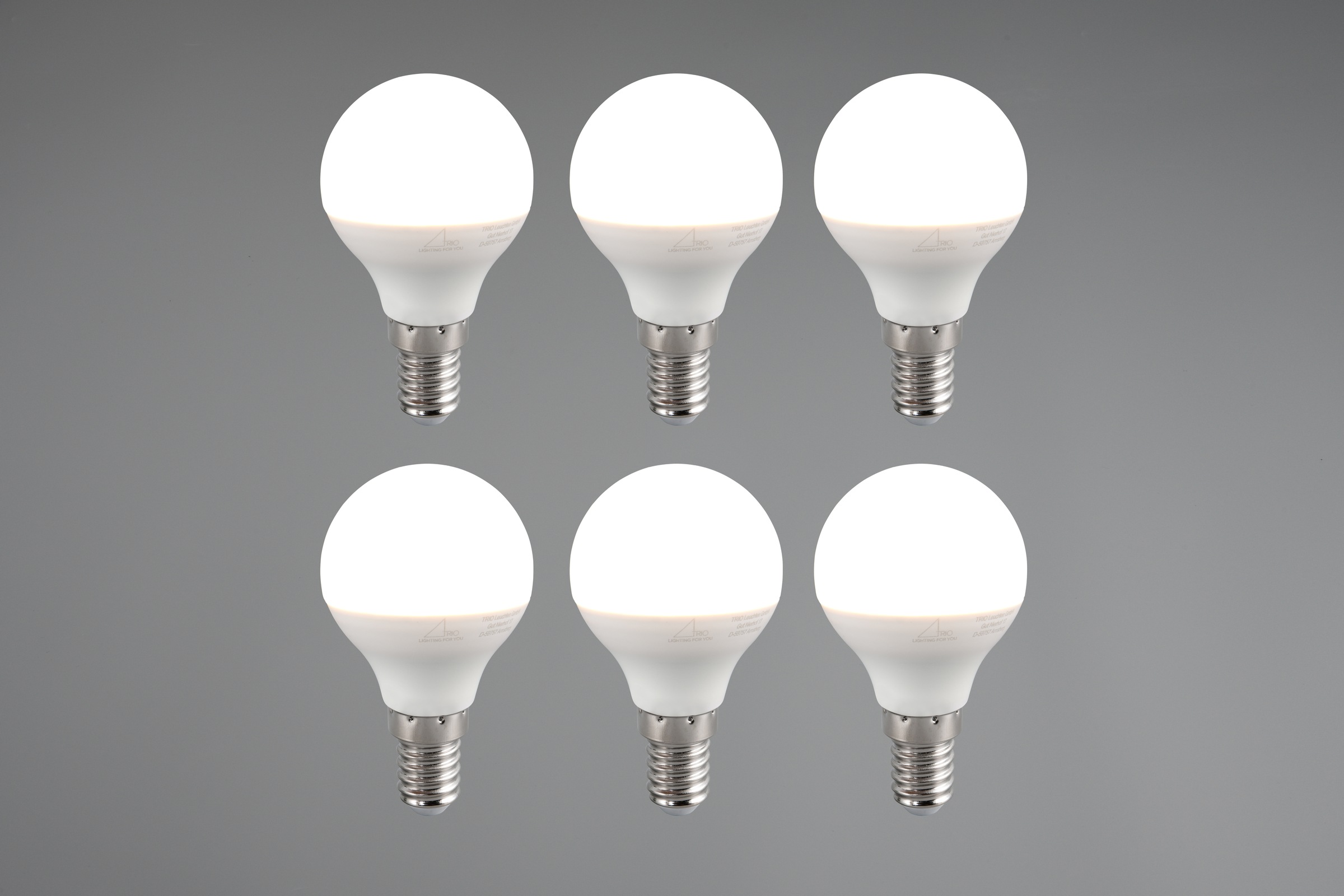 TRIO Leuchten LED-Leuchtmittel »Leuchtmittel Set E14«, E14, 6 St., Warmweiß, 6er Set Leuchtmittel E14 Fassung, Glühbirne E14 LED warmweiß