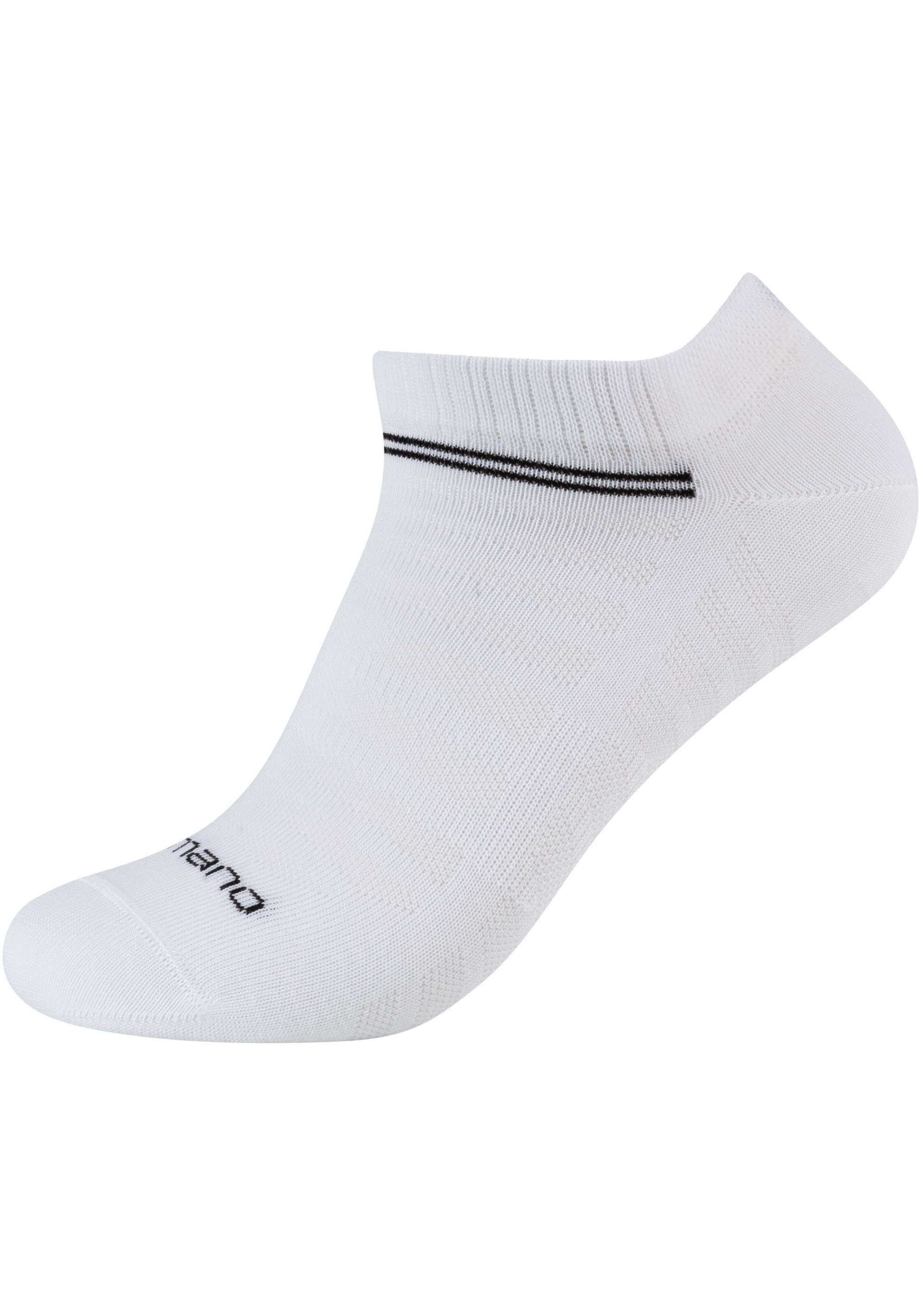 Camano Kurzsocken »mesh ventilation«, (10 Paar), mit modischen Streifenmustern