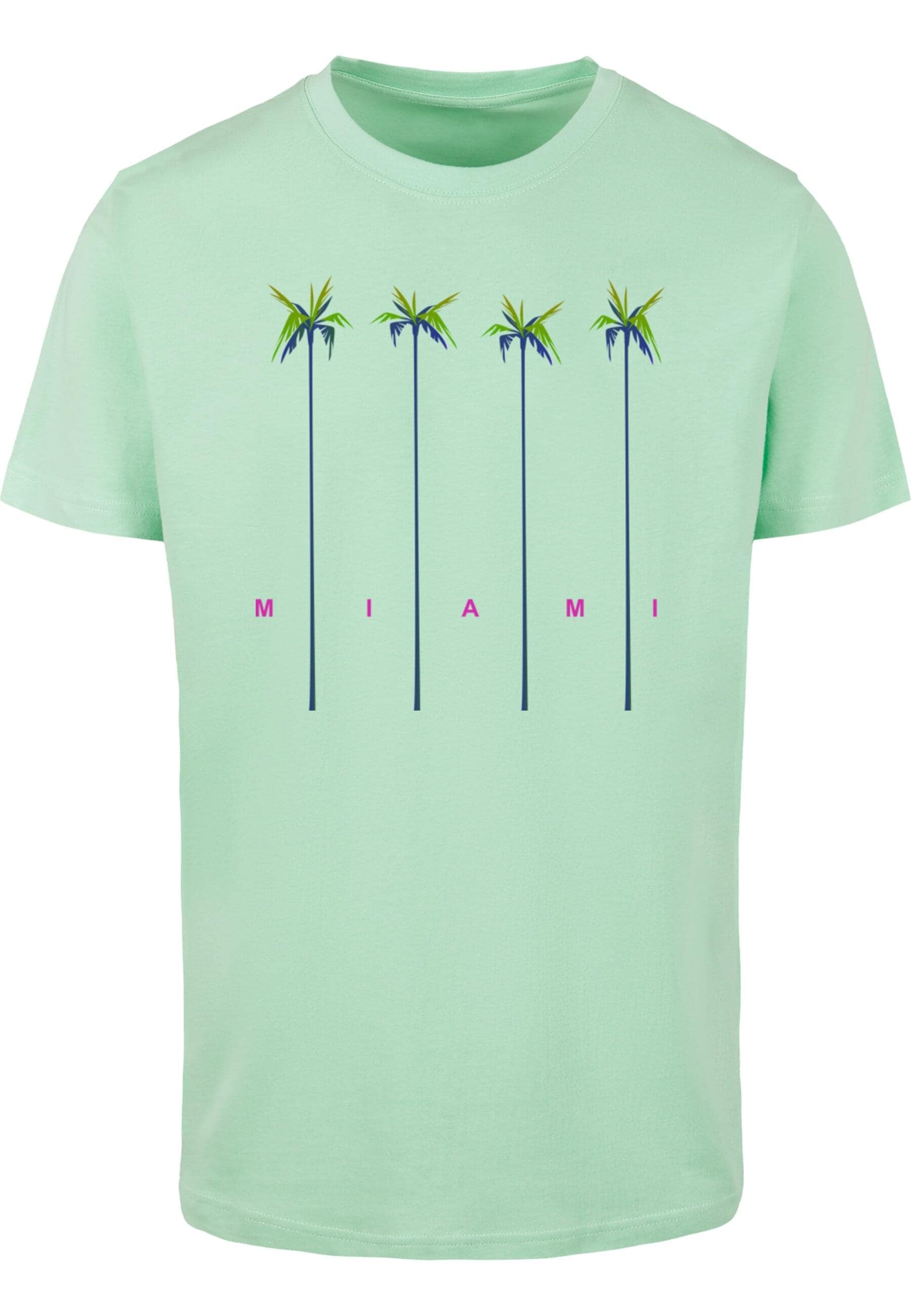 MisterTee T-Shirt »MisterTee Herren Miami Palms Tee«, (1 tlg.)