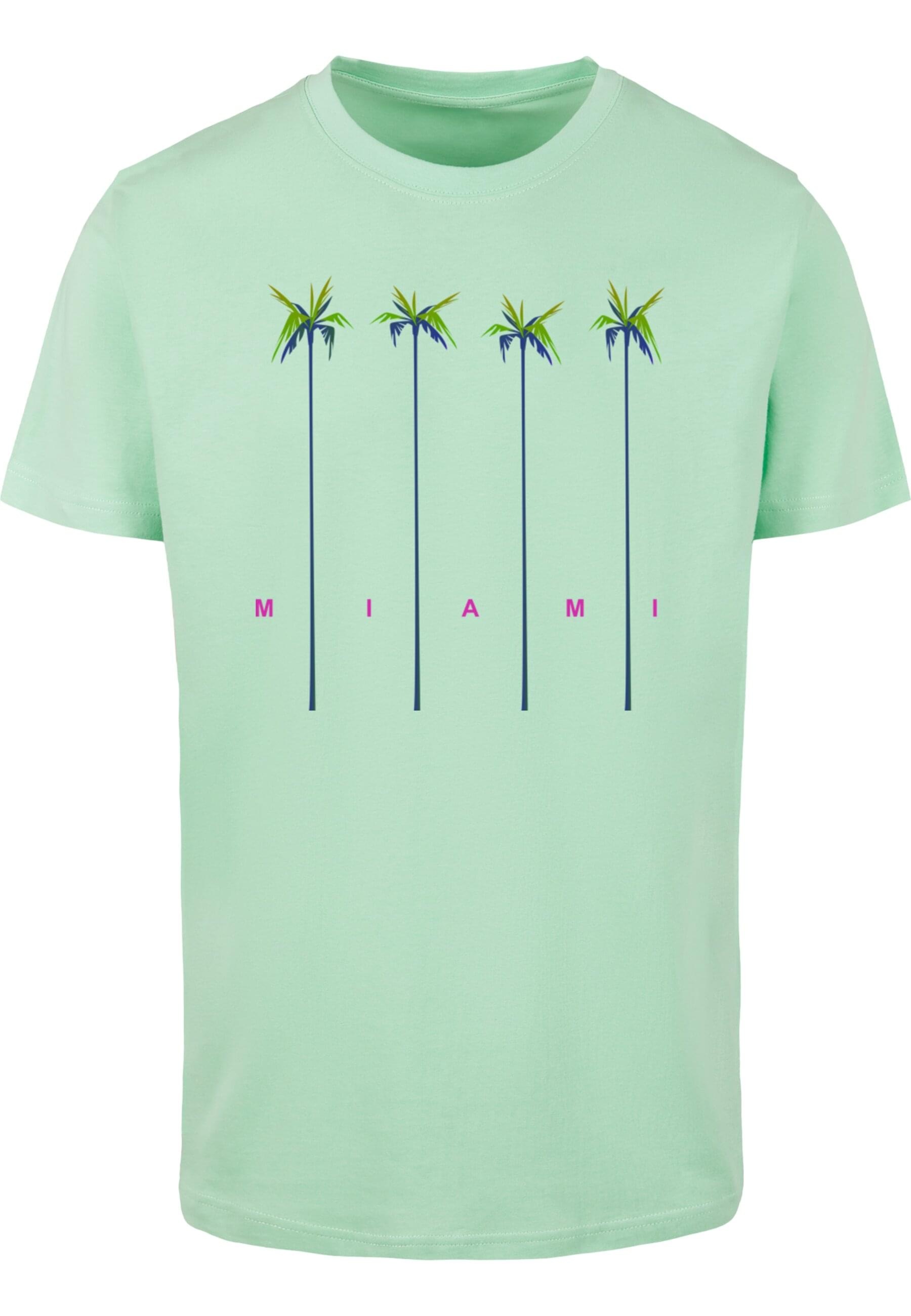 MisterTee T-Shirt "MisterTee Herren Miami Palms Tee" 1 Stk. tlg. günstig online kaufen