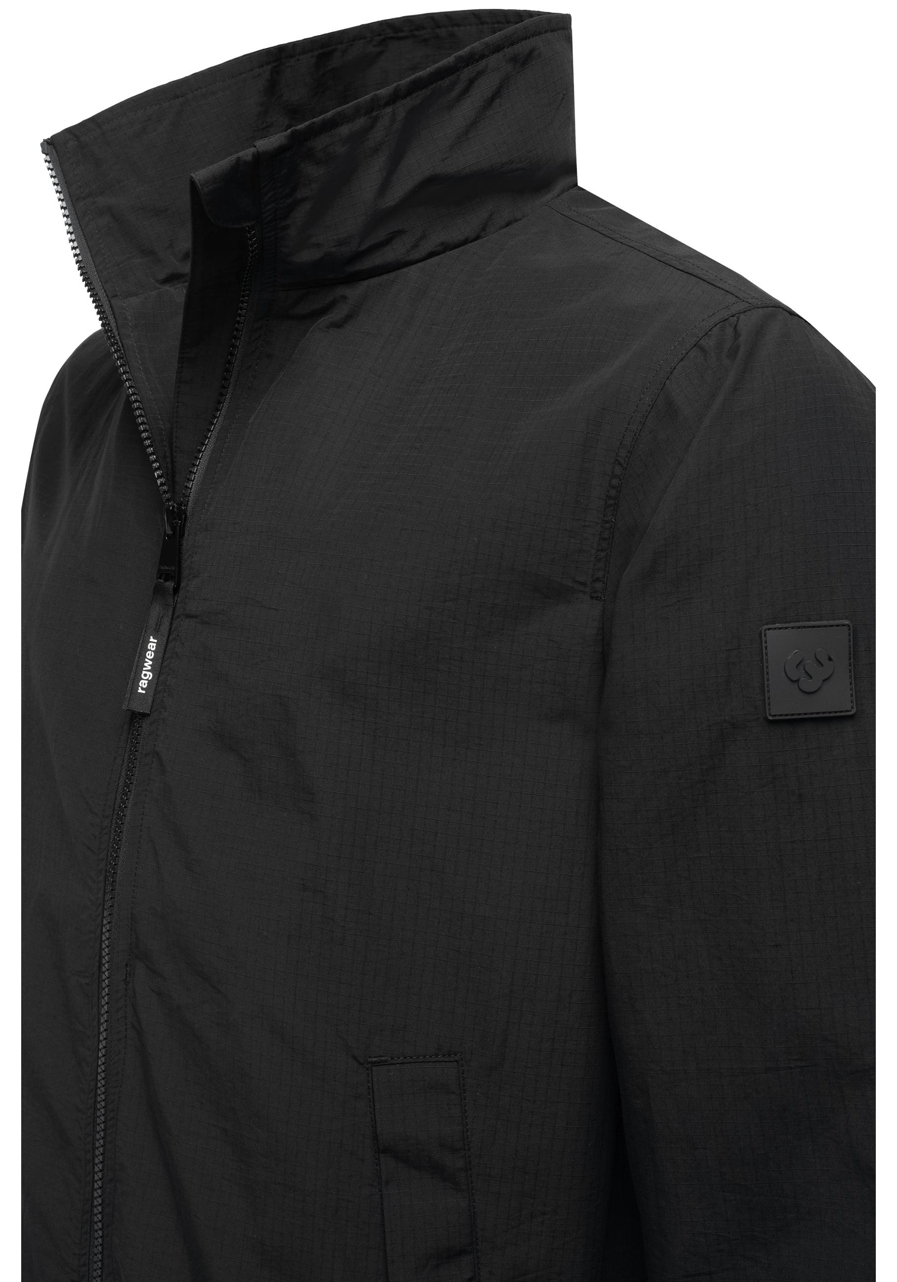 Ragwear Outdoorjacke »Holdeon«, ohne Kapuze, Stylische Herren Übergangsjacke aus Ripstop-Material
