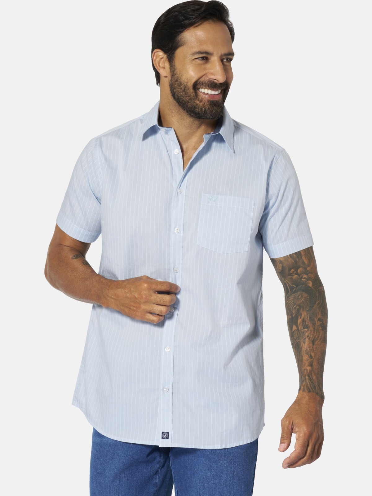 Jan Vanderstorm Streifenhemd "Streifenhemd PERTTU" günstig online kaufen