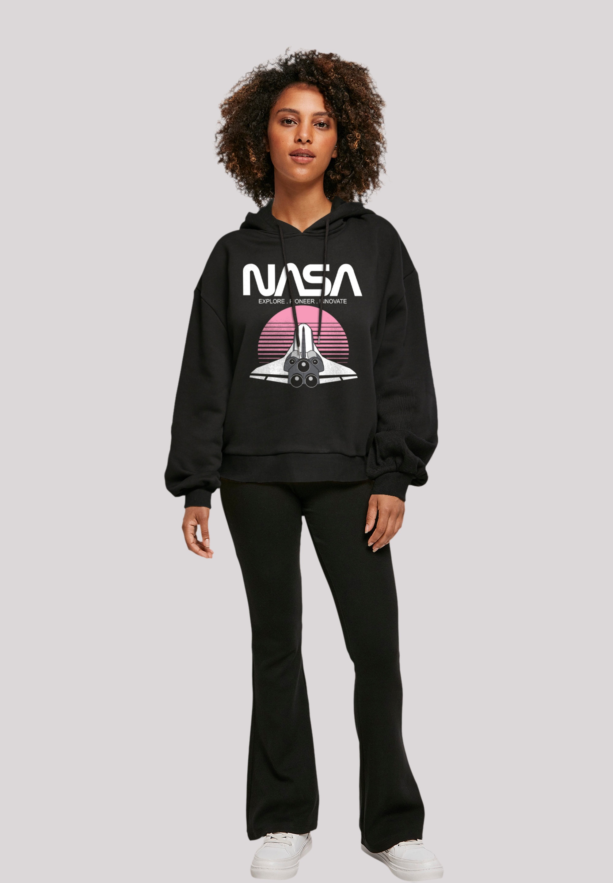 F4NT4STIC Kapuzenpullover »NASA Space Shuttle Sunset«, Print