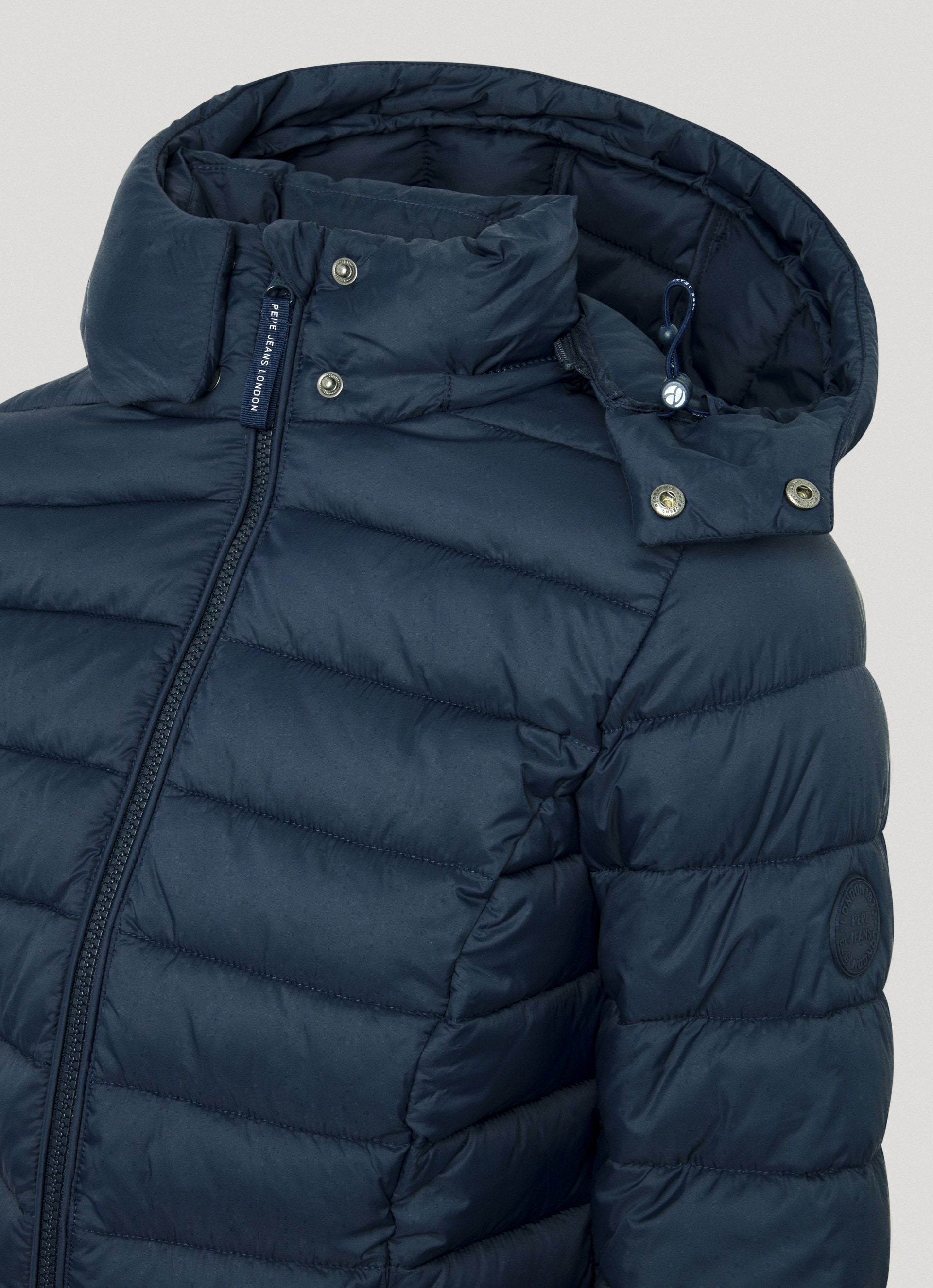 Pepe Jeans Outdoorjacke »AMMY LONG«, mit Kapuze, mit abnehmbarer Kapuze
