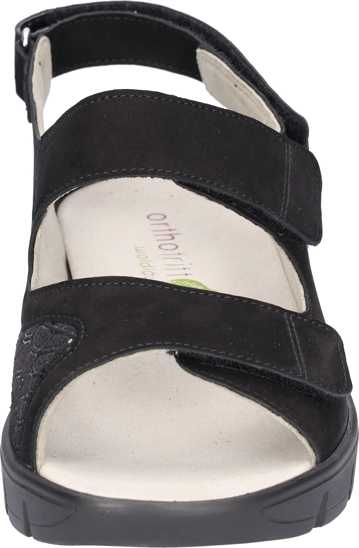Waldläufer Plateausandale, Klettschuh, Sommerschuh, Komfortschuh, Klettverschlüsse, Extraweite K