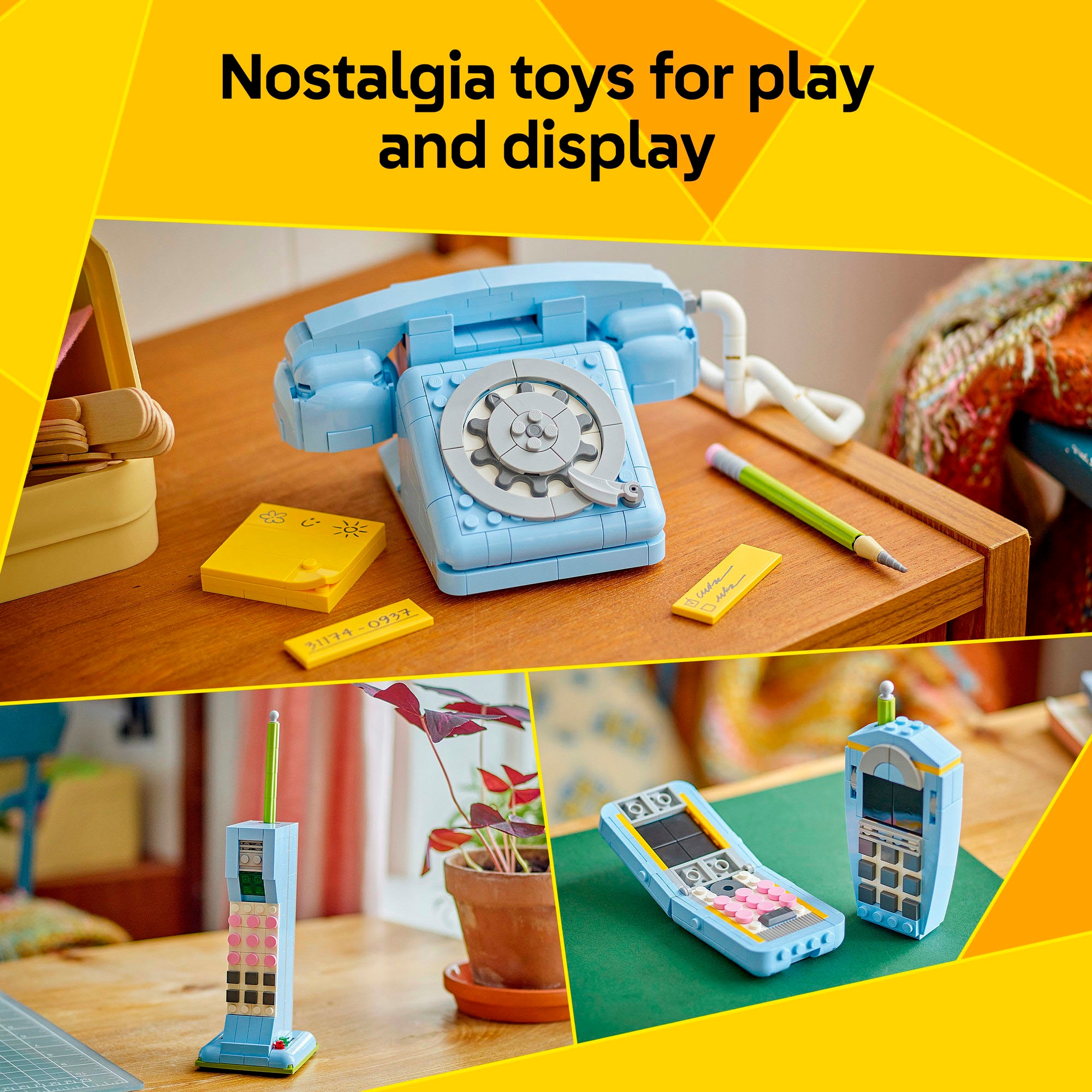 LEGO® Konstruktionsspielsteine »Retro-Telefon (31174), LEGO LEGO Creator«, (383 St.), Made in Europe