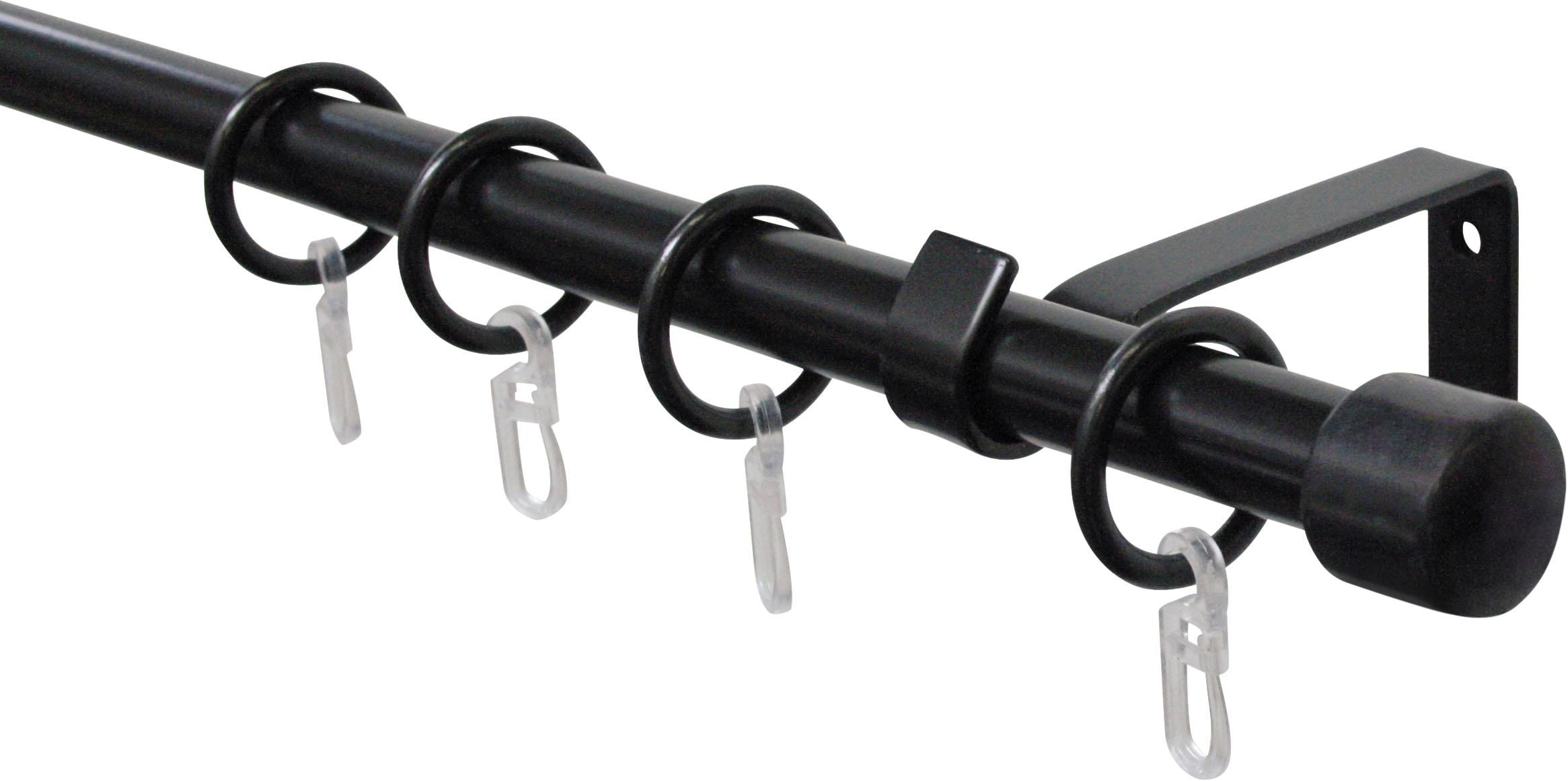 GARDINIA Gardinenstange "Set Metall" Ø 16 mm 1 läufig-läufig ausziehbar 1-L günstig online kaufen