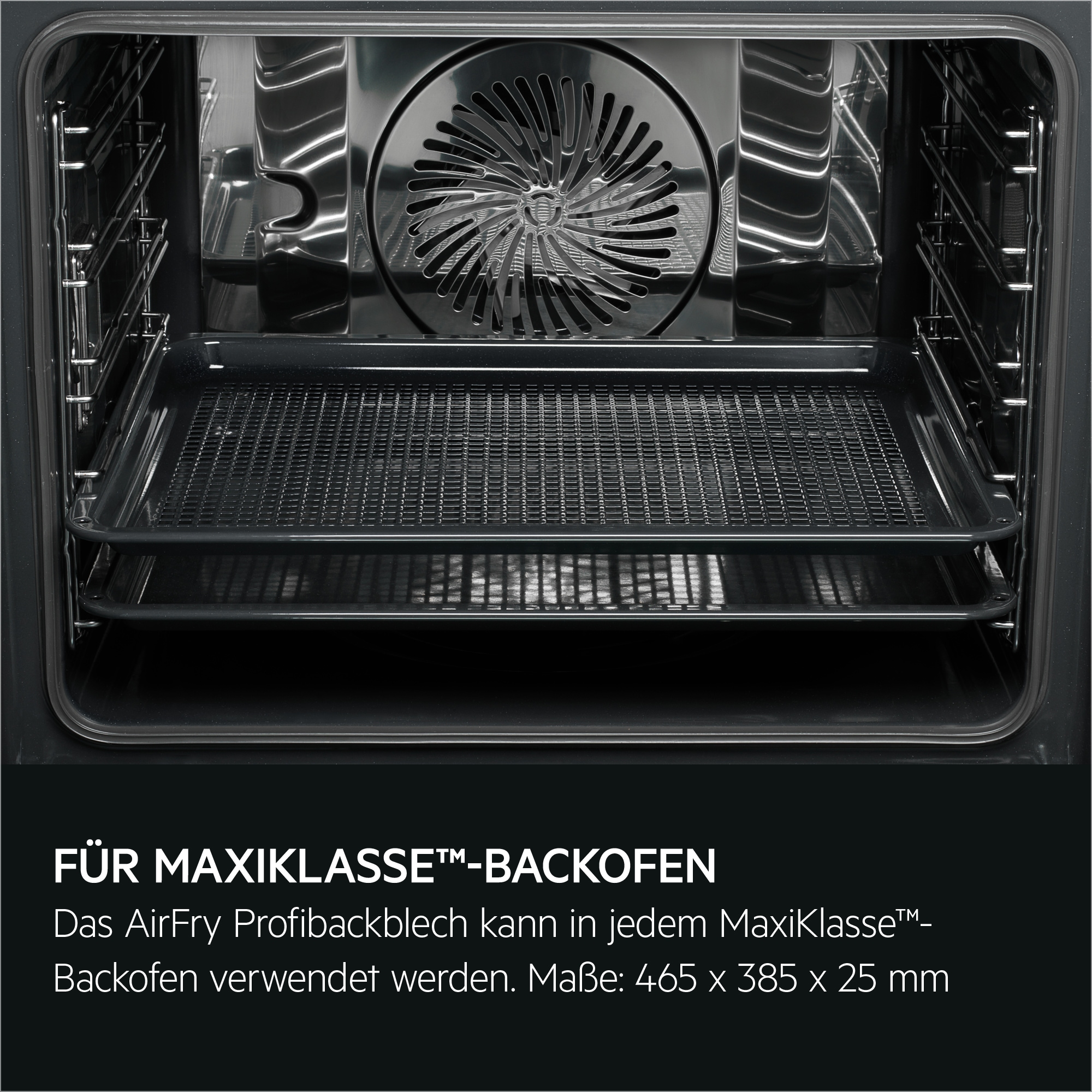 AEG Backblech »AirFry Tray Backblech A9OOAF00«, Emaille, perfekt geröstetes Gemüse und knusprige Pommes frites mit weniger Öl