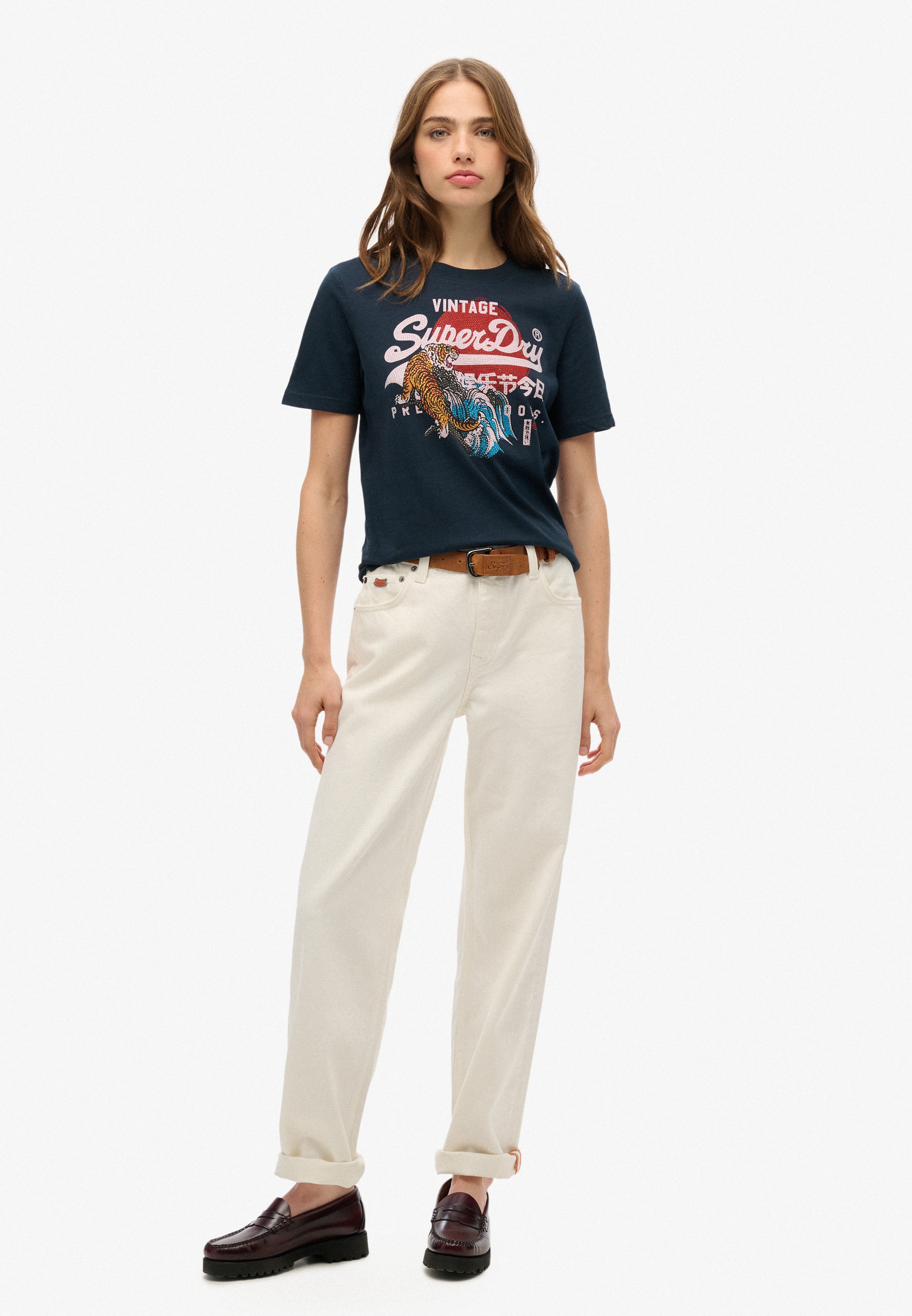 Superdry Kurzarmshirt »VL TOKYO RELAXED TEE«