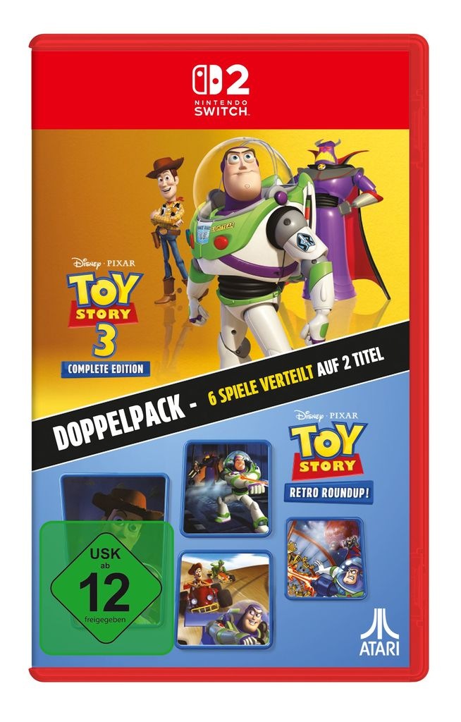 ATARI Spielesoftware »Toy Story: Retro Roundup! + Toy Story 3 Complete Edition Double Pack« Nintendo Switch 2
