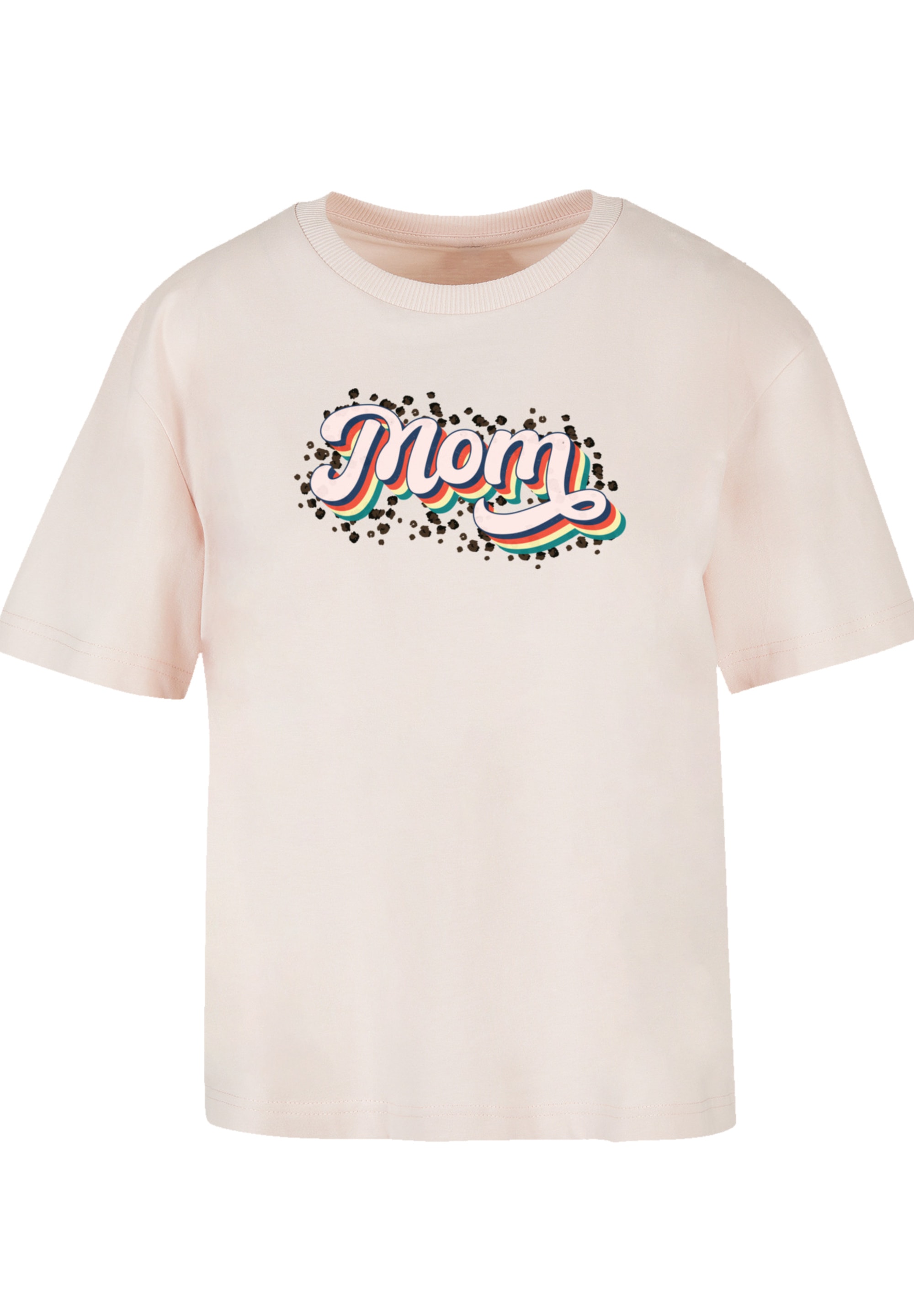 F4NT4STIC T-Shirt »Muttertag Mama Schriftzug Regenbogen«, Premium Qualität