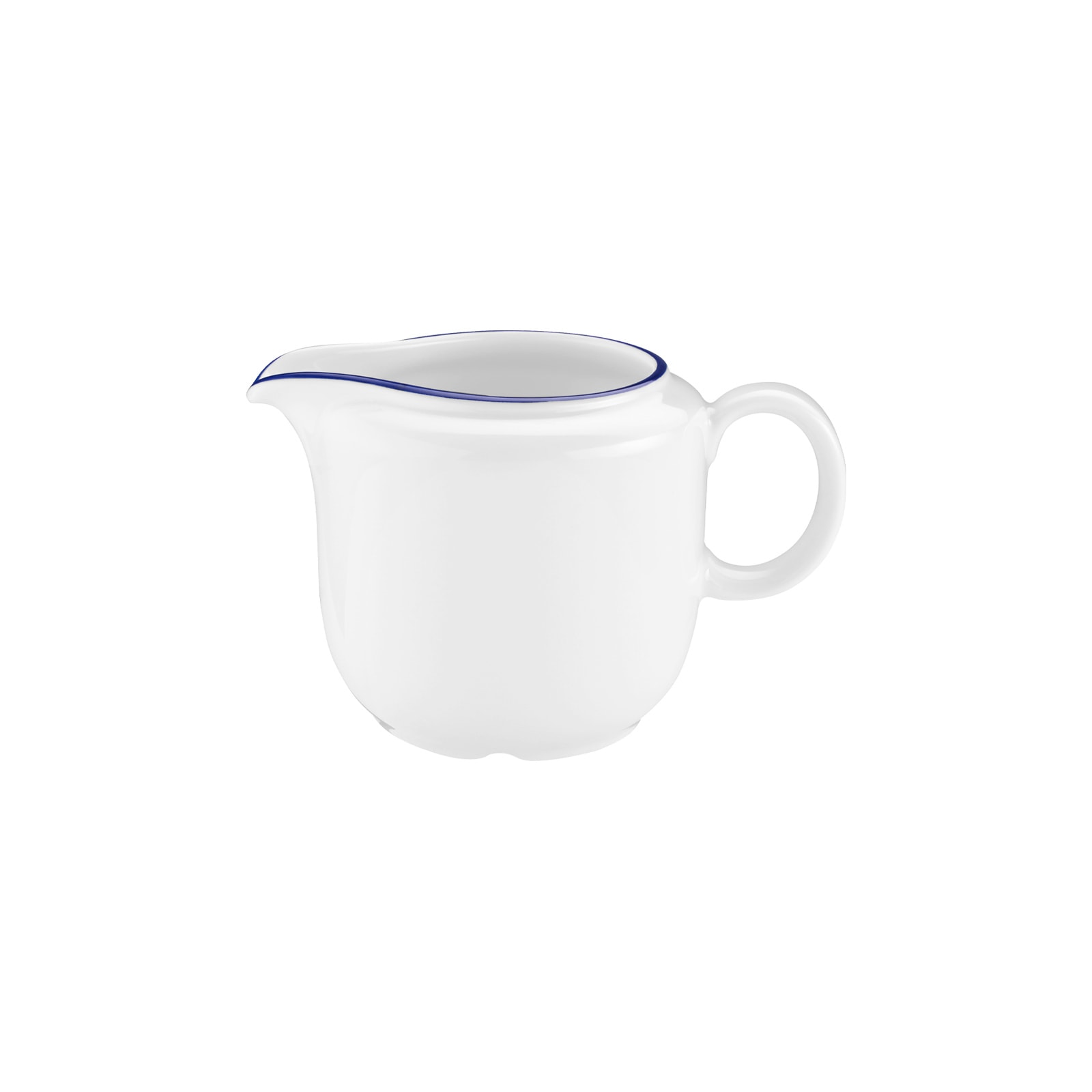 Seltmann Weiden Milchbehälter "Milchkännchen Compact Blaurand 230 ml weiß-blau"